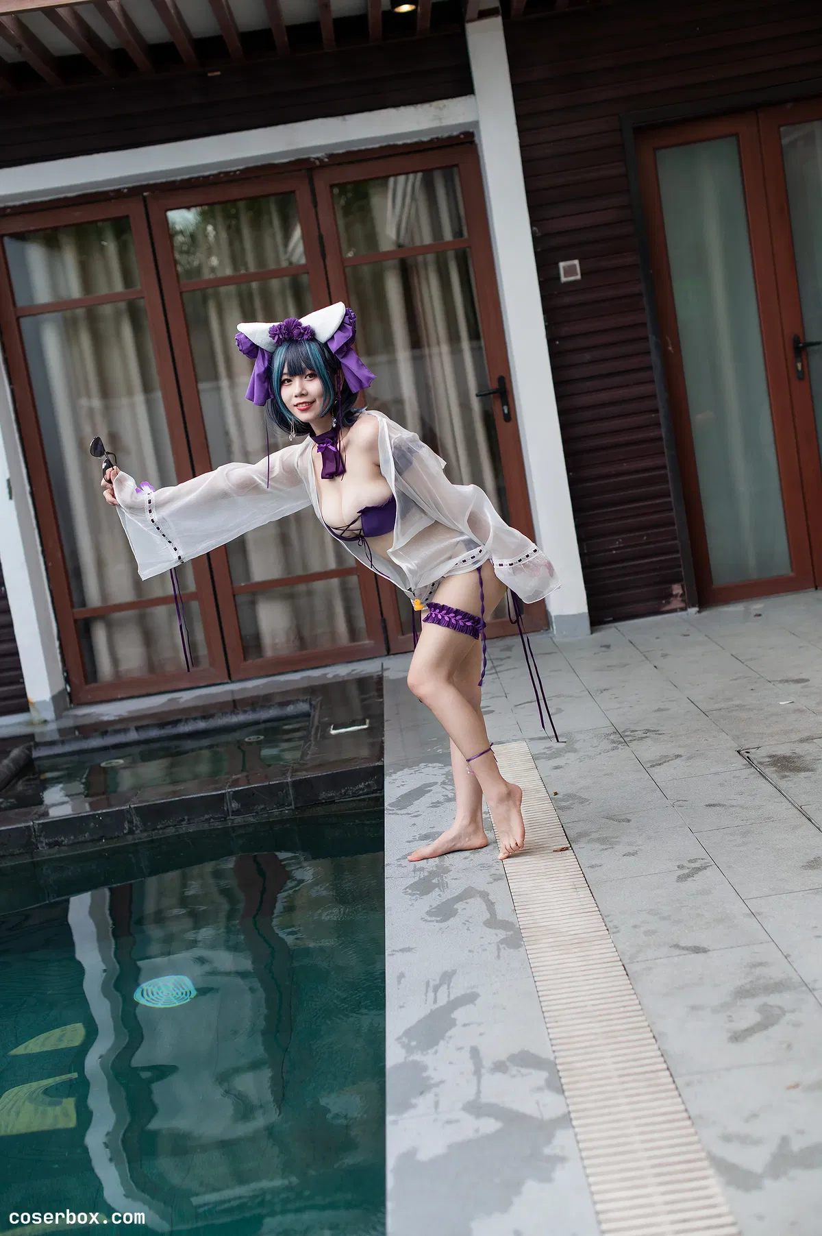 末夜787 NO.016 舰长 柴郡泳装 - 2