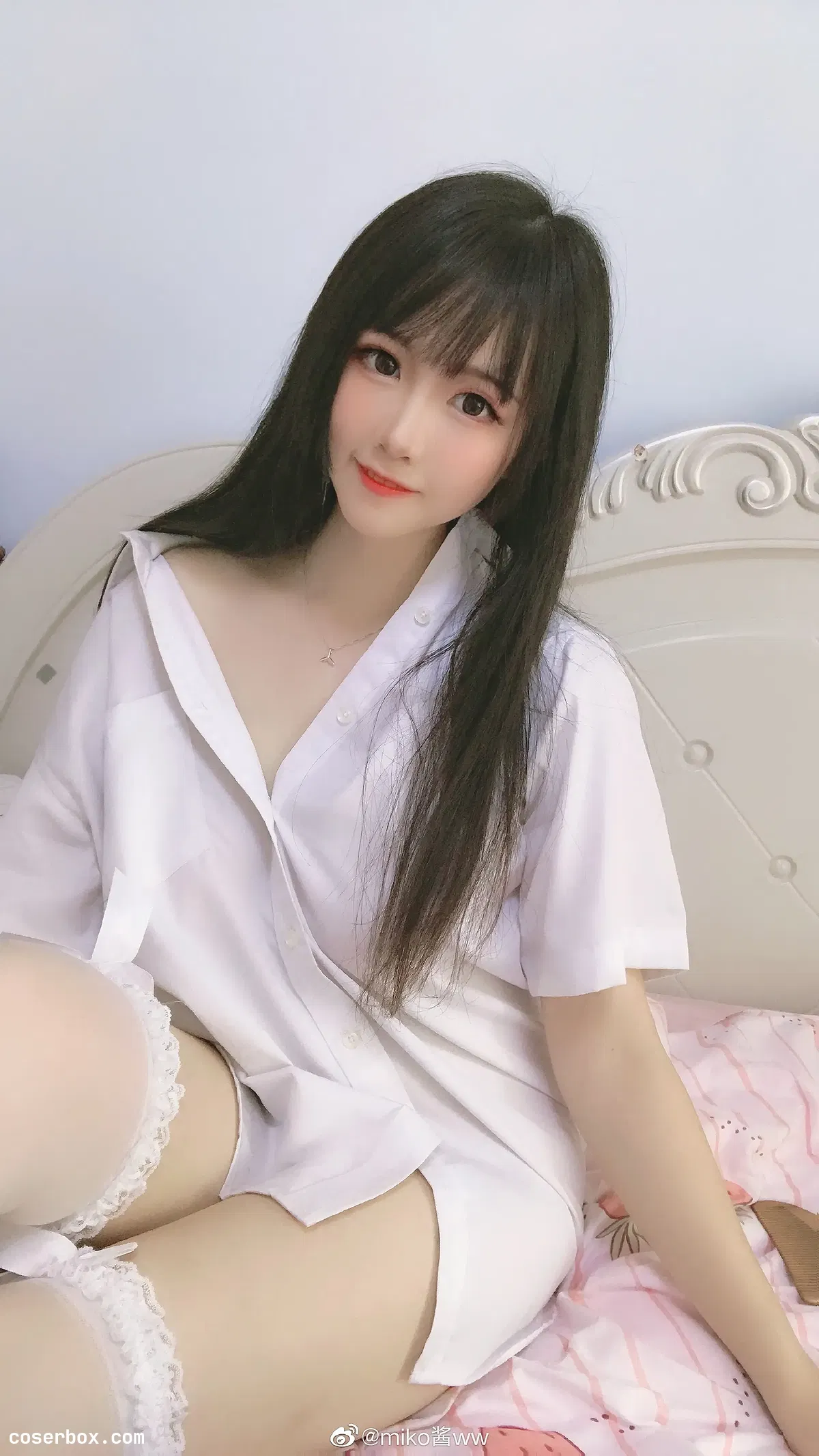 miko酱ww NO.003 家居 白 白丝 [9P 11.23MB] - 2