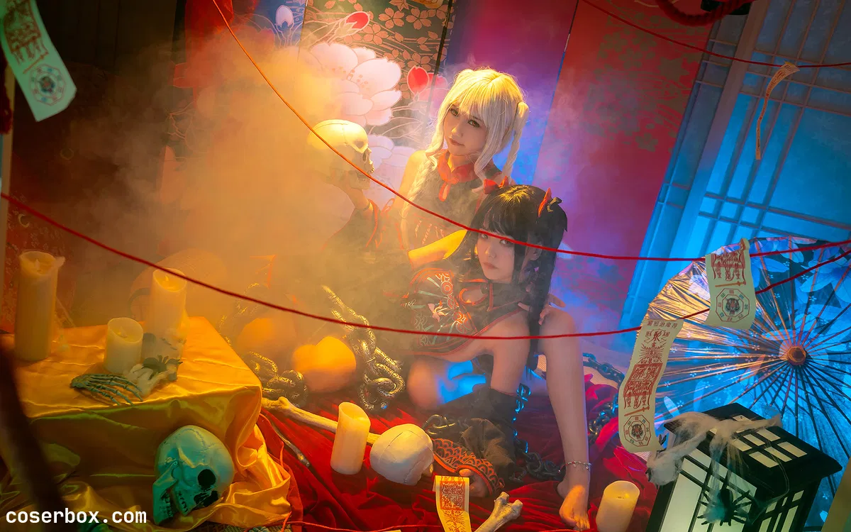 lovely呆玄 NO.011 双人僵尸 [37P 287.55MB] - 2