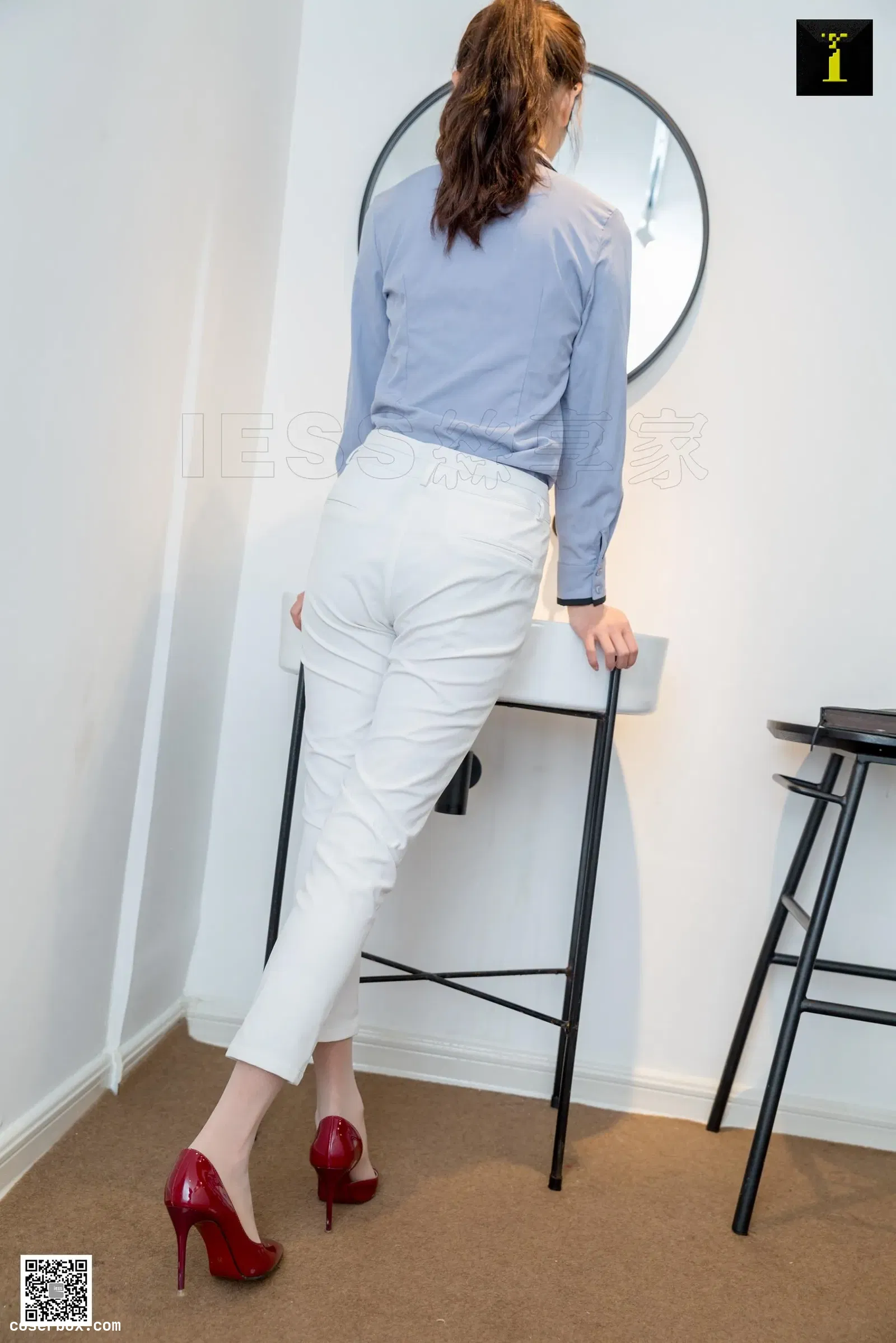 IESS异思趣向 2019.05.01 丝享家475：婉萍简约白色西装裤 [79P 23.34MB]