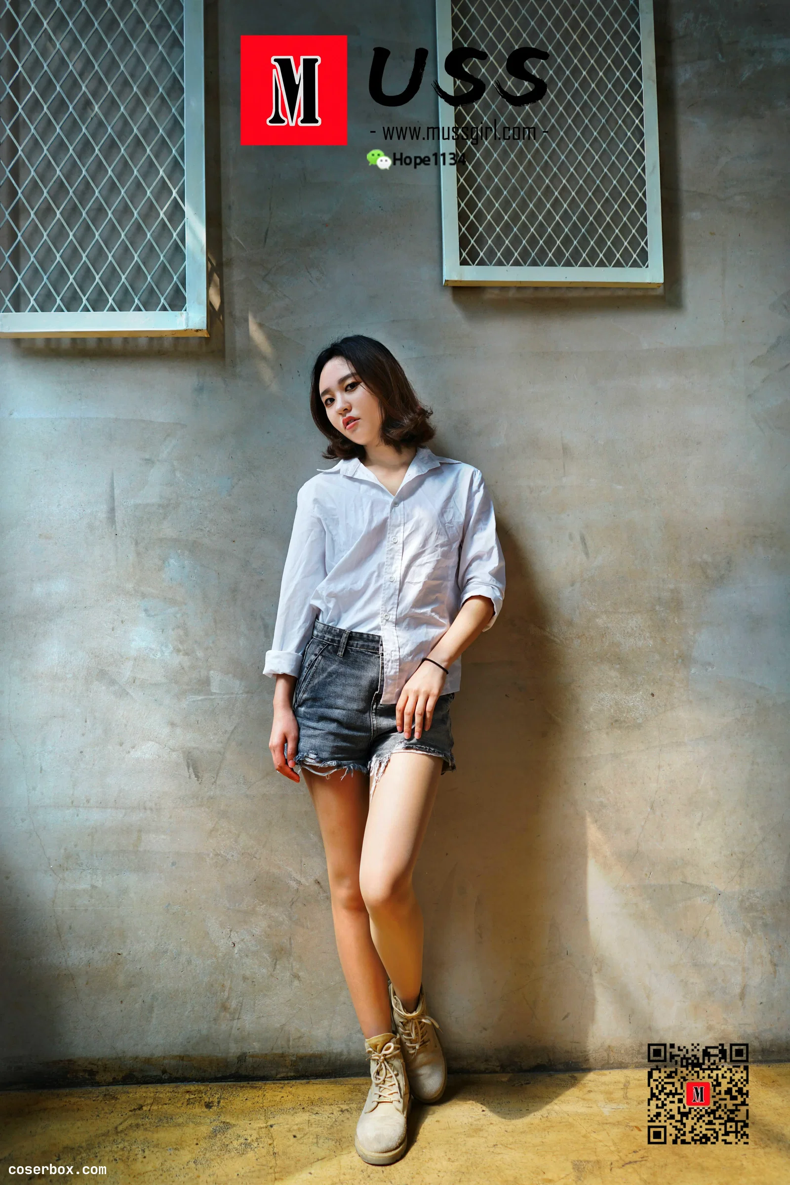 MussGirl慕丝女郎 NO.080 很酷吧，是她的靴子太热了 [70P+190MB]