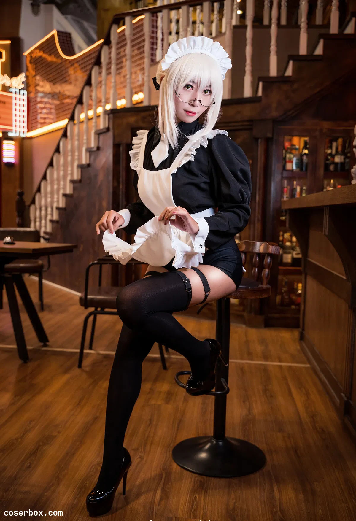 Money冷冷 NO.012 95式玉玲珑-黑呆女仆 [15P 179.91MB] - 1