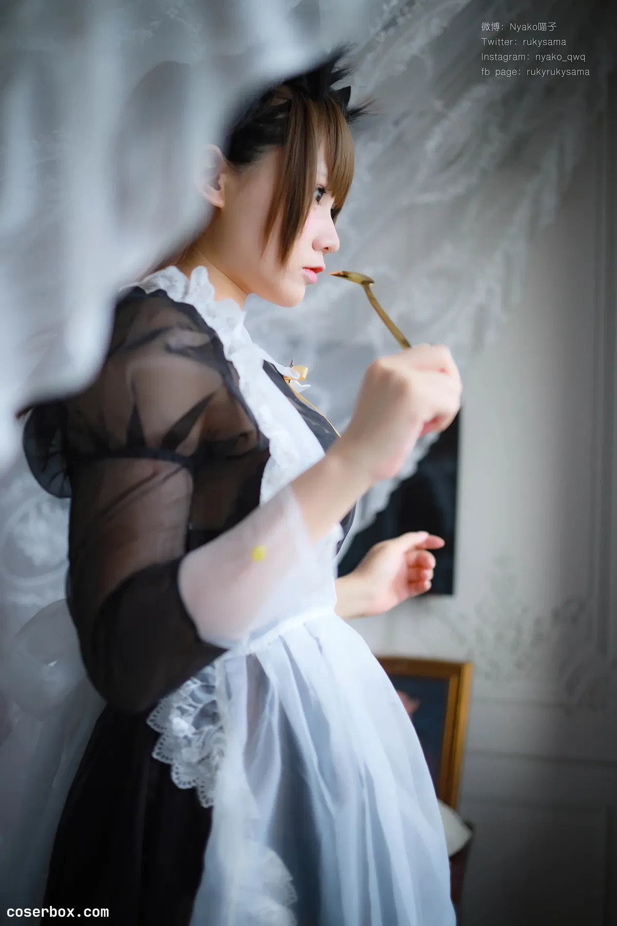 Nayako喵子 NO.010透明女仆 [50P 129.08MB] - 1