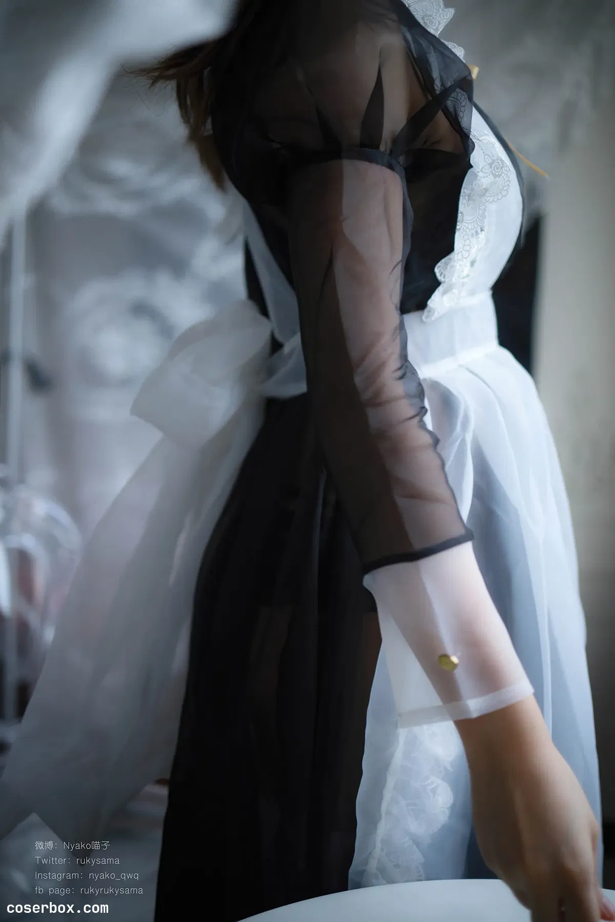 Nayako喵子 NO.010透明女仆 [50P 129.08MB] - 2