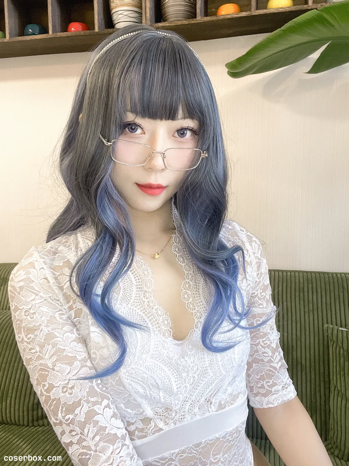 Money冷冷 NO.022 白蕾丝长裙 [73P 646.95MB] - 1