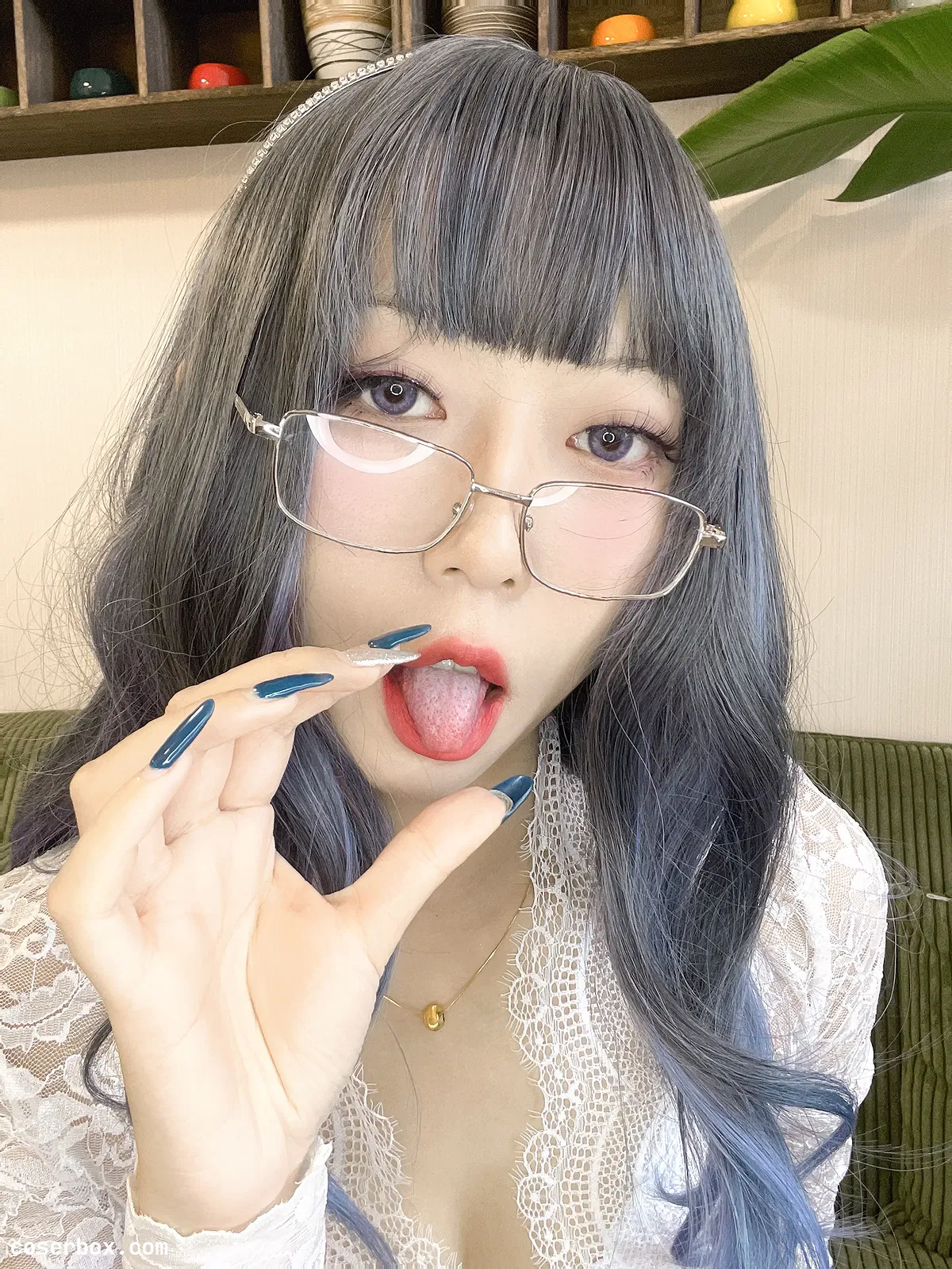 Money冷冷 NO.022 白蕾丝长裙 [73P 646.95MB] - 2