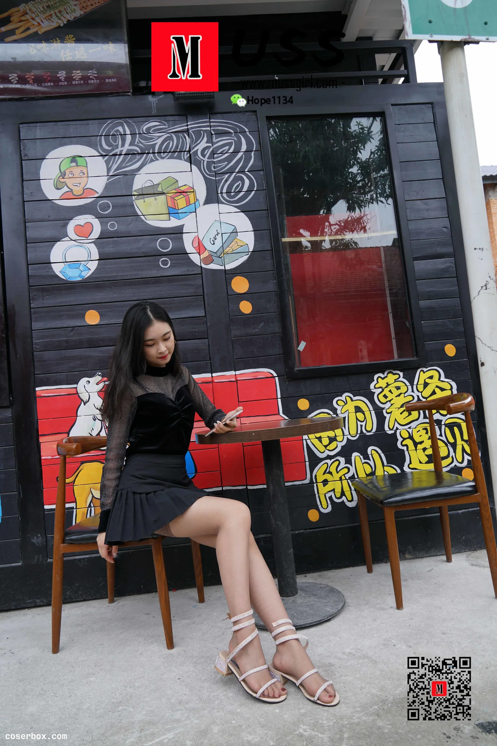 MussGirl慕丝女郎 NO.033 公主的嫁衣－灰丝 [99P+183MB]