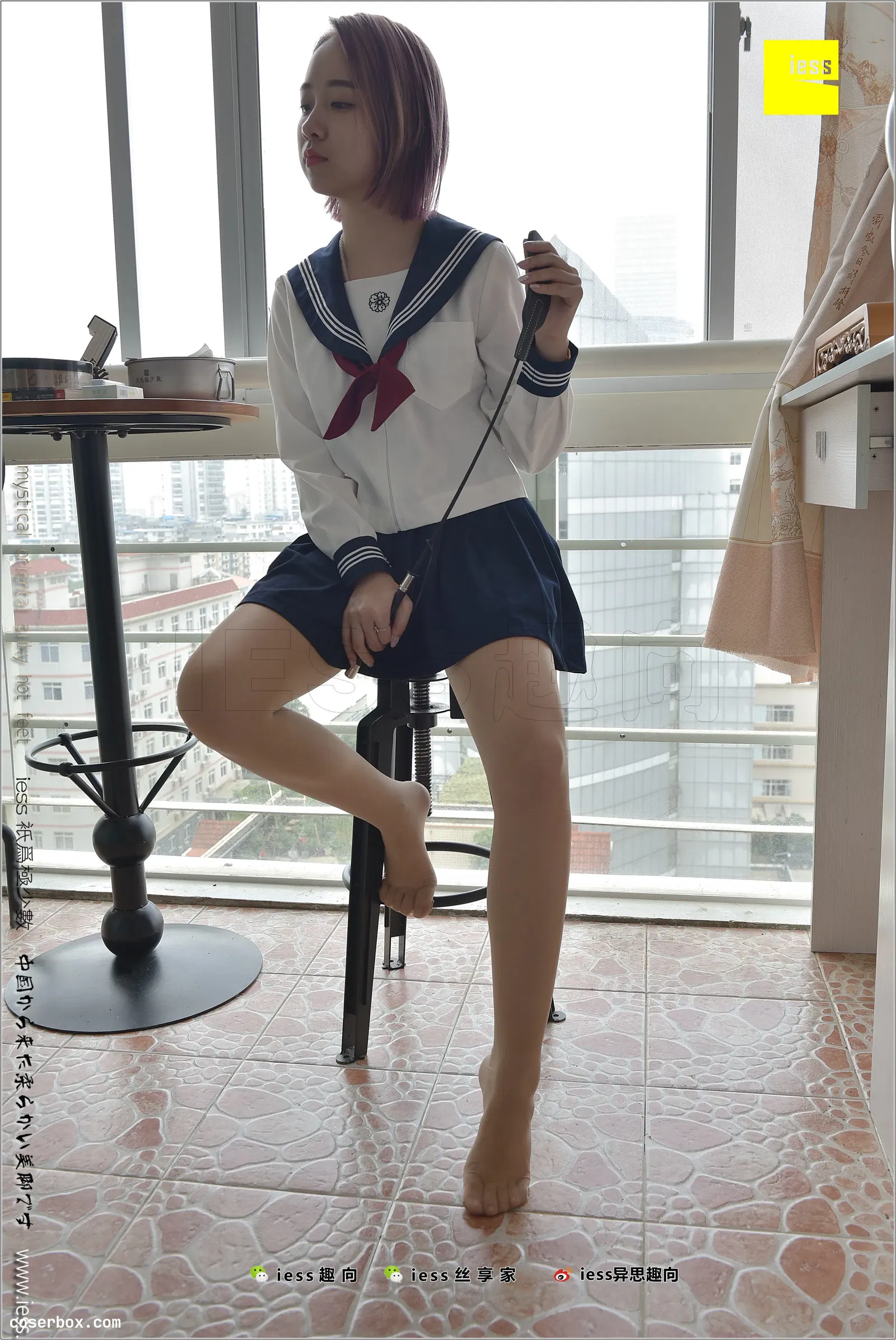 IESS异思趣向 2017.12.28 丝足便当184：馨月《知足常乐》 [99P 104.69MB]