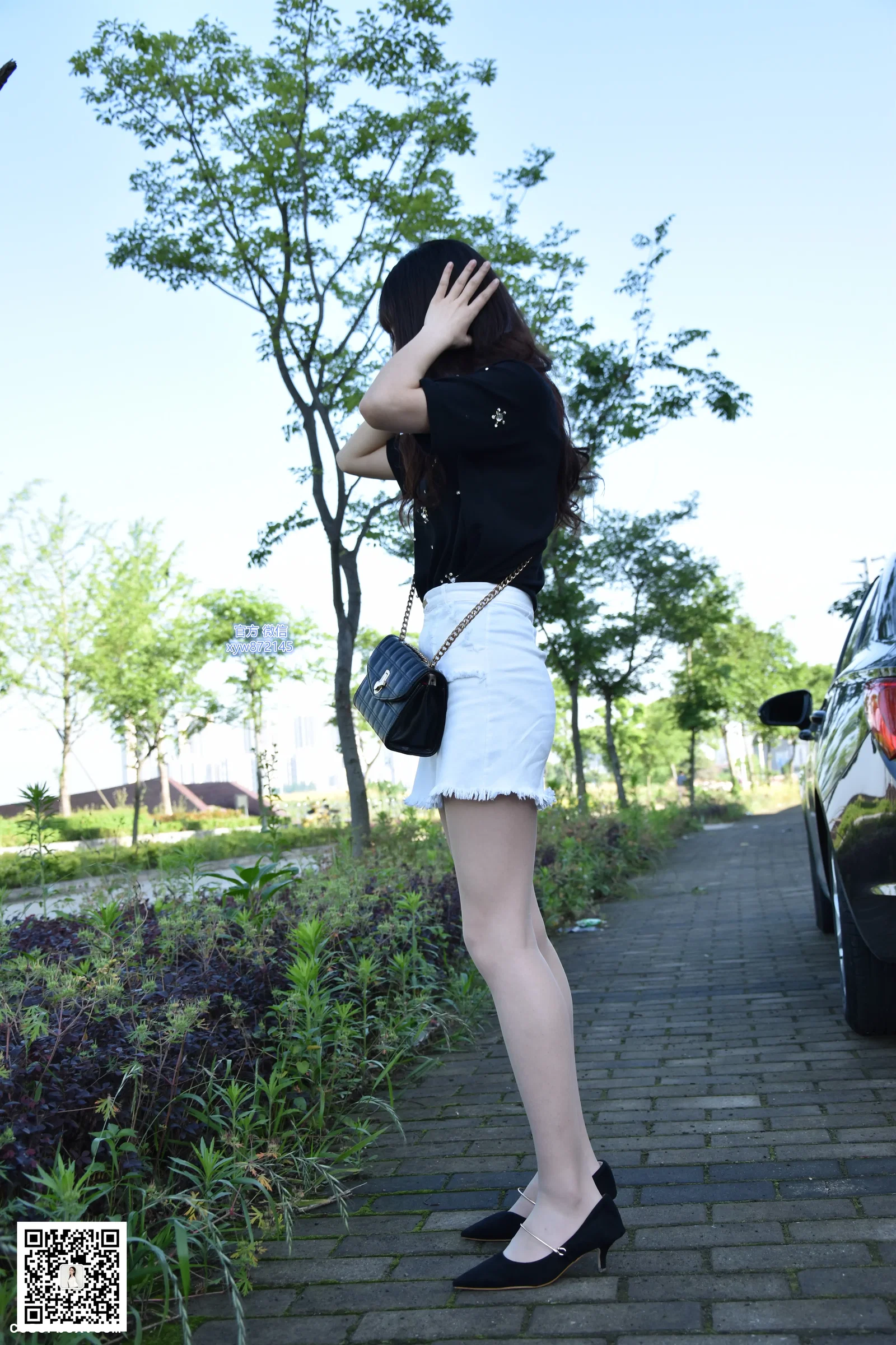 大生模拍 NO.017 琦琦-香车遇上迷情咖啡丝 [135P 458.93MB]