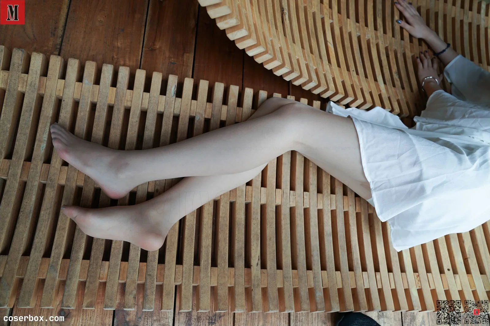 MussGirl慕丝女郎 NO.231-白色连衣裙肉丝100P／77MB]