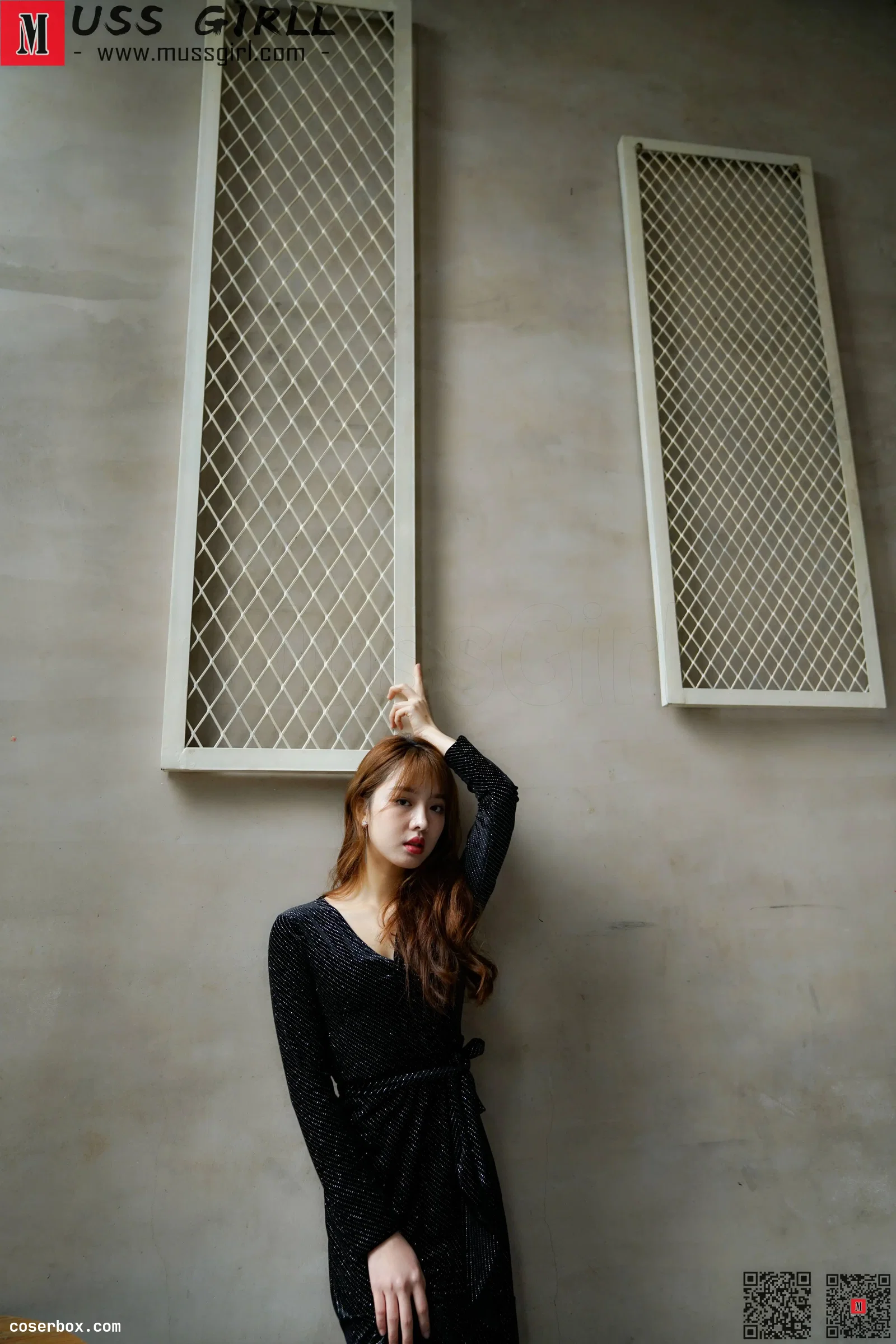 MussGirl慕丝女郎 NO.225 肉丝连衣裙凉高 [112P／103M]