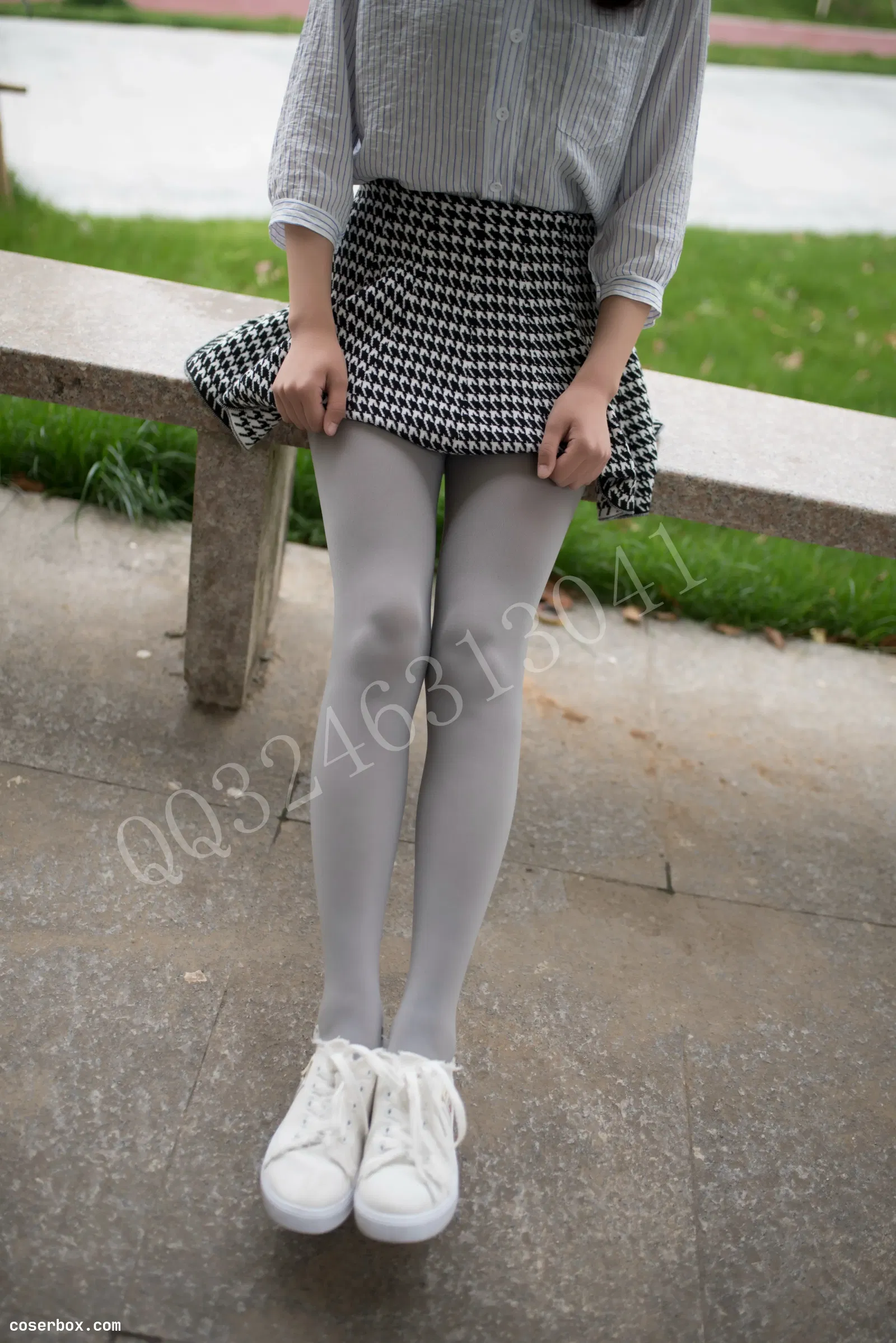 大生模拍 NO.059 晶晶-第一次尝试厚灰丝 [44P 178.08MB]