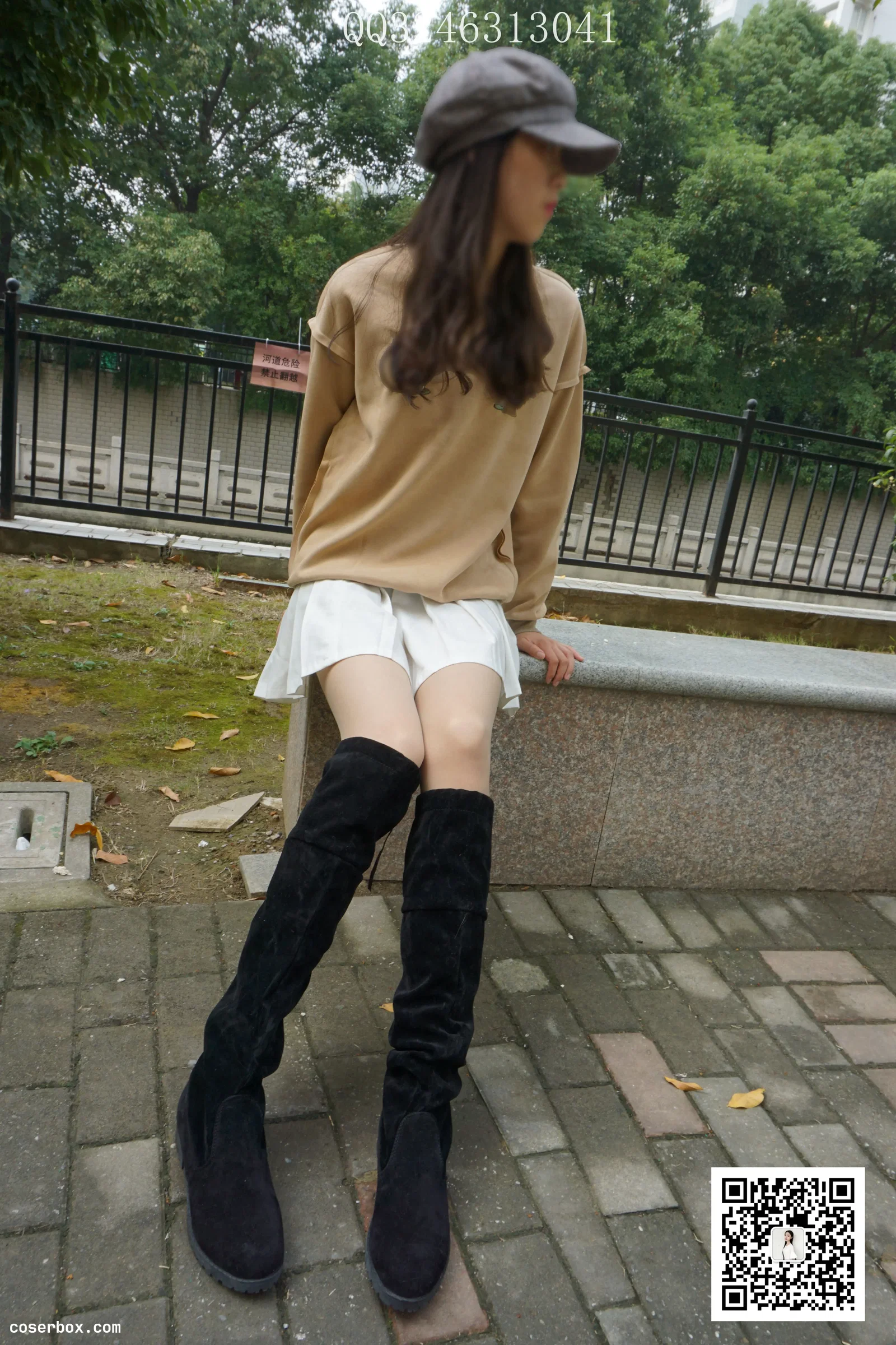 大生模拍 NO.094 过膝靴灰丝 [77P 1V 569.53MB]