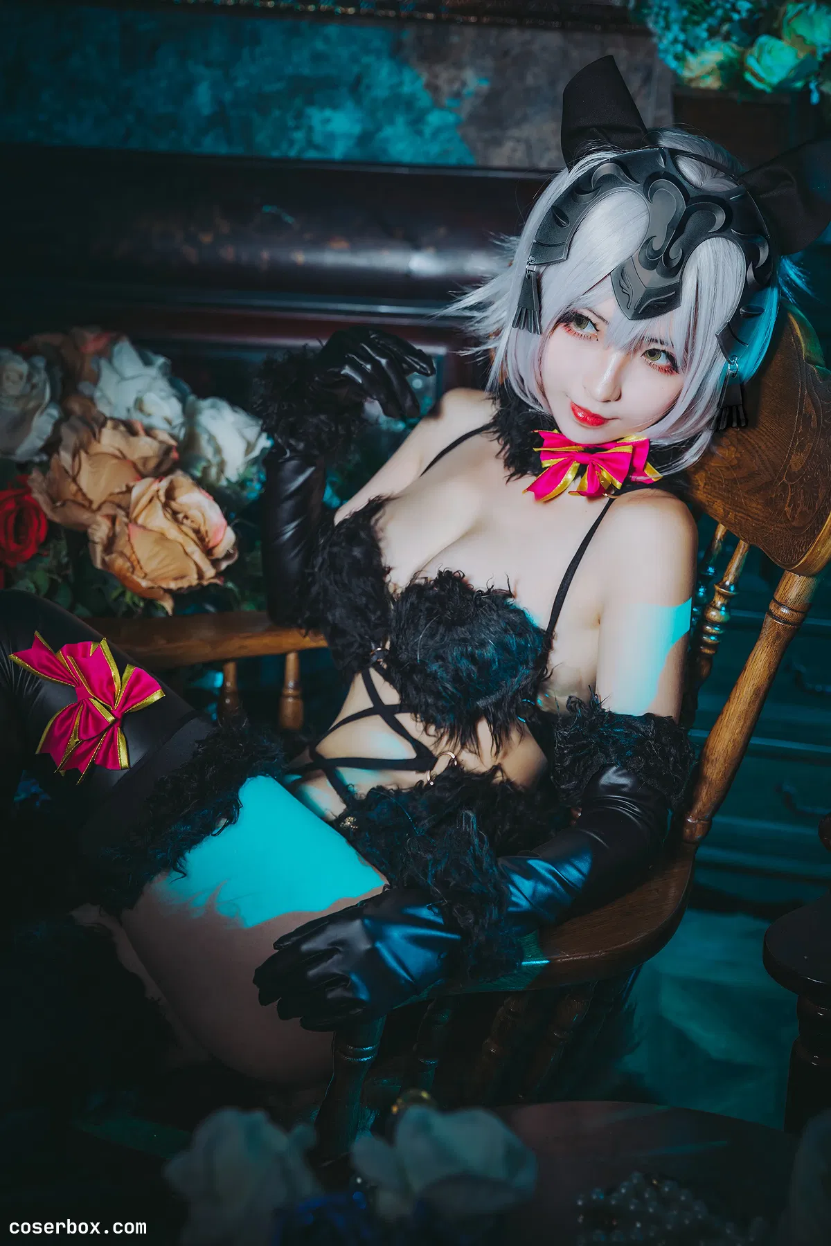 Rioko凉凉子(肉扣热热子) NO.008 黑贞 [16P 234.75MB] - 1