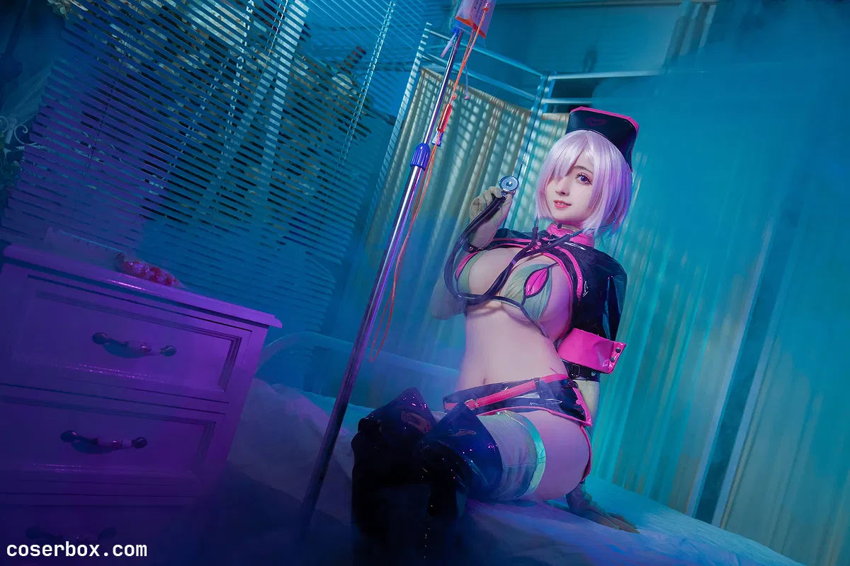 Rioko凉凉子(肉扣热热子) NO.011 玛修护士 [23P 486.51MB] - 1