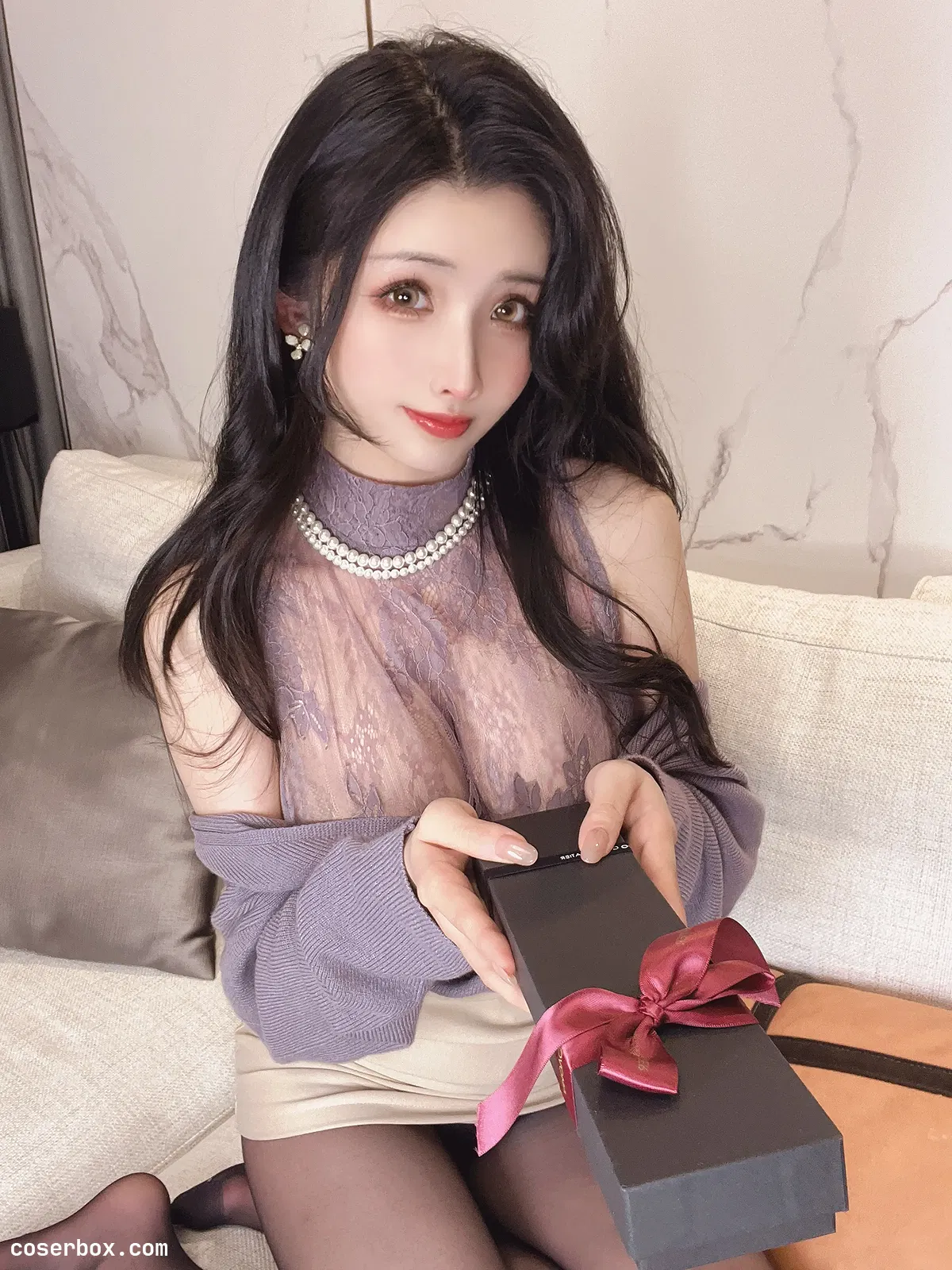 Rioko凉凉子(肉扣热热子) NO.113 情人节巧克力 [40P 1V 1.03GB] - 2