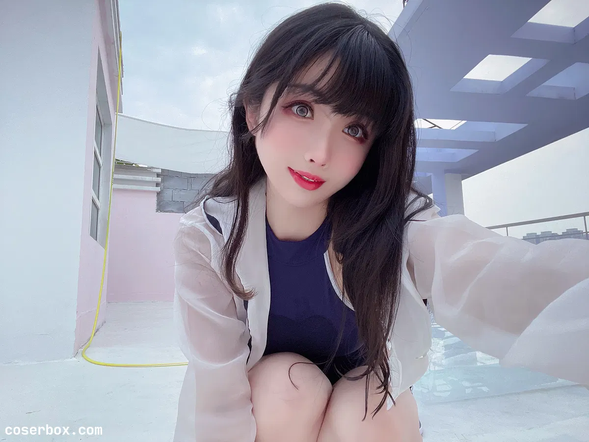 Rioko凉凉子(肉扣热热子) NO.072 天台竞泳 [50P 1V 247.2MB] - 1