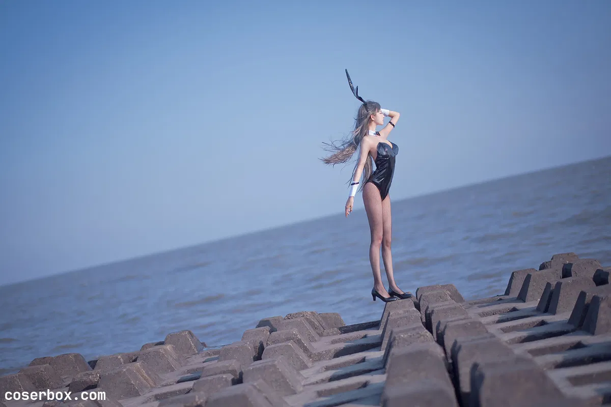 Shika小鹿鹿 NO.014 麻衣学姐-兔女郎 [18P 205.31MB] - 2