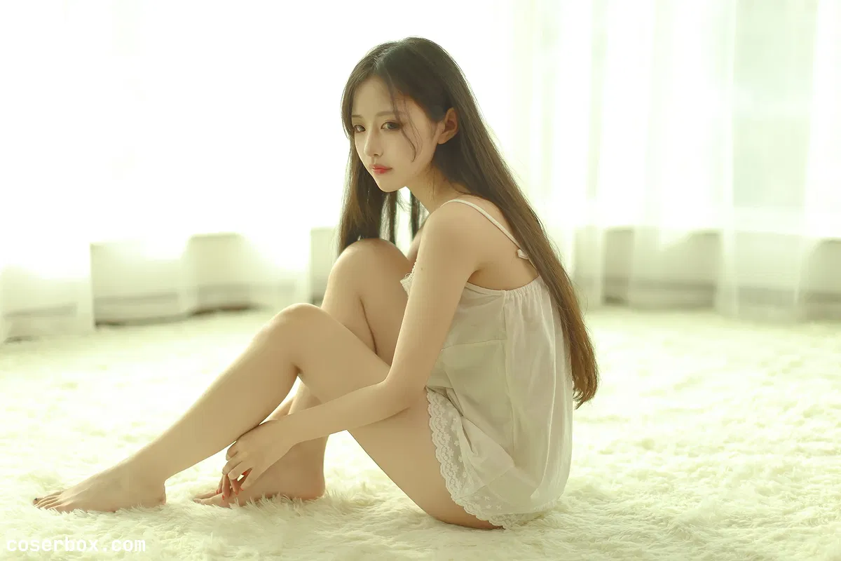 Shika小鹿鹿 NO.037 写真05 白色Babydoll [17P 52.44MB] - 1