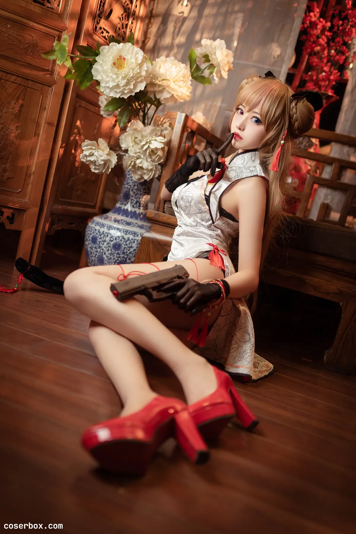 Shika小鹿鹿 NO.055 蜂糖花 [22P 53.9MB] - 1