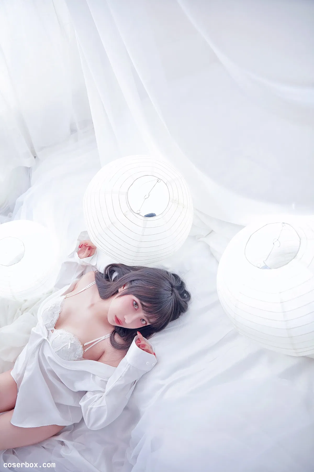 Shika小鹿鹿 NO.056 纯白 [18P 35.97MB] - 2