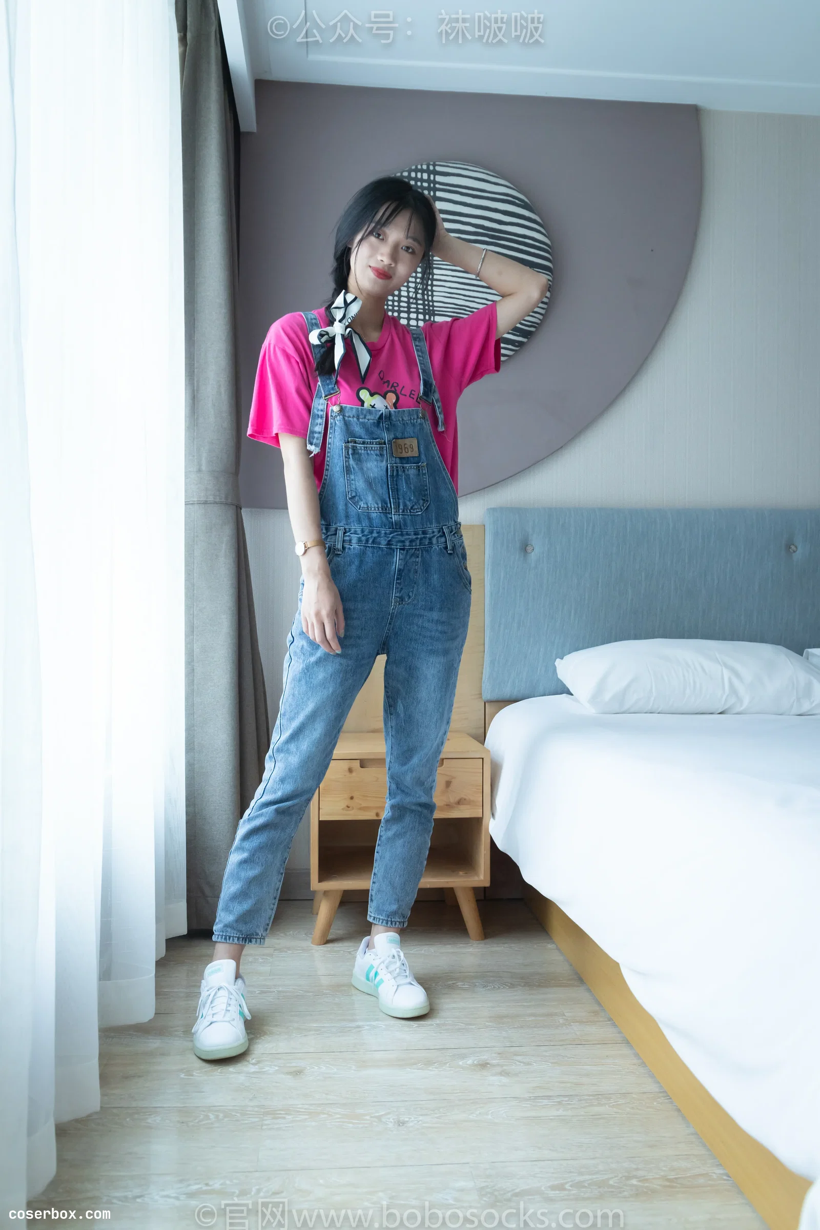 BoBoSocks袜啵啵 NO.024 涵涵-板鞋、白棉袜、裸足 [134P 1V 3.93GB]