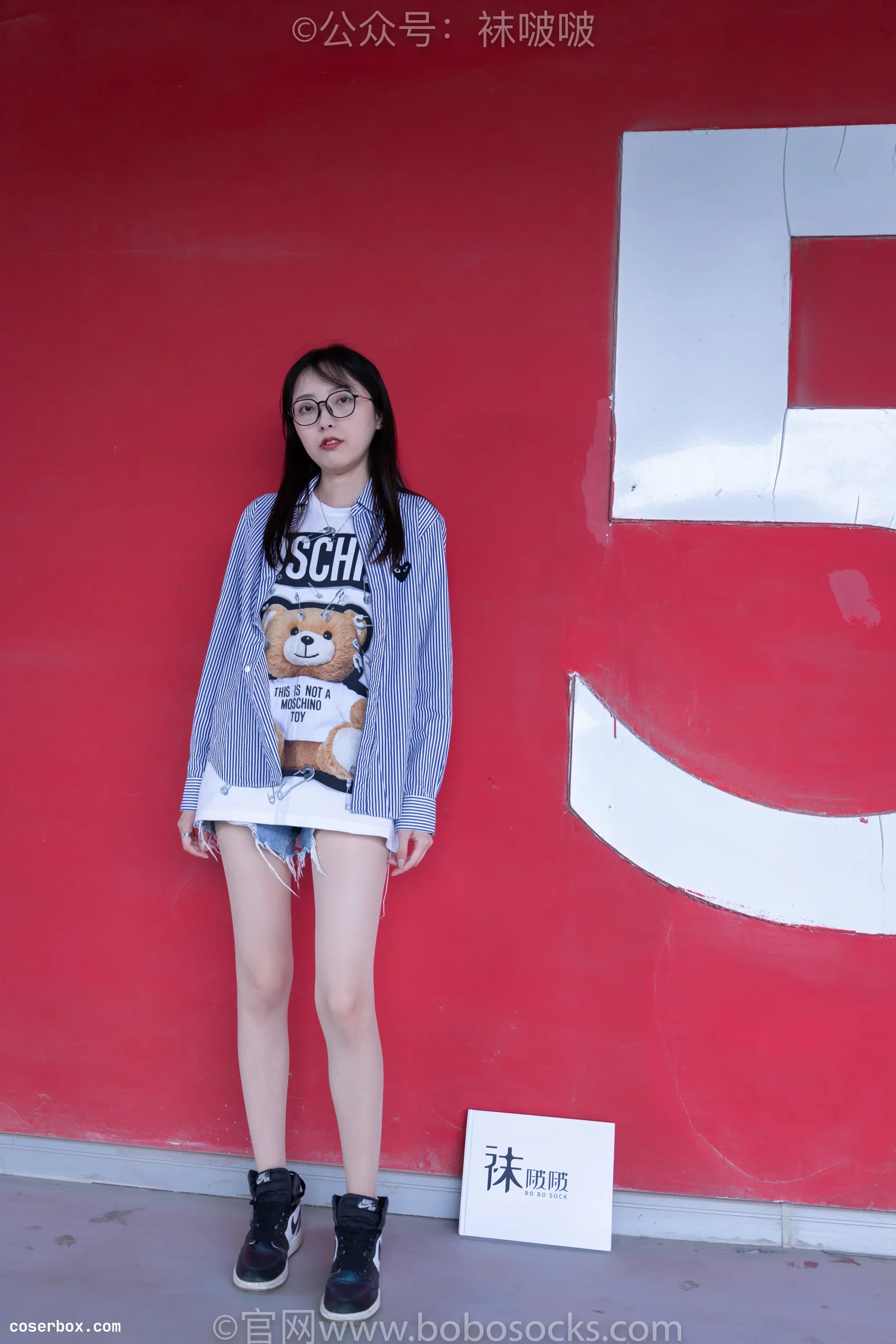 BoBoSocks袜啵啵 NO.011 稚予-AJ、白色短棉袜、肉丝 [139P 1V 3.47GB]