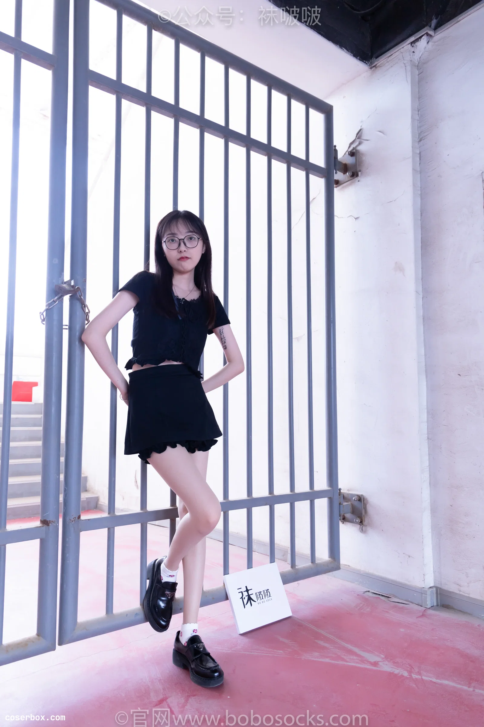 BoBoSocks袜啵啵 NO.030 稚予- 皮鞋、短白棉袜、肉丝 [141P 1V 3.03GB]
