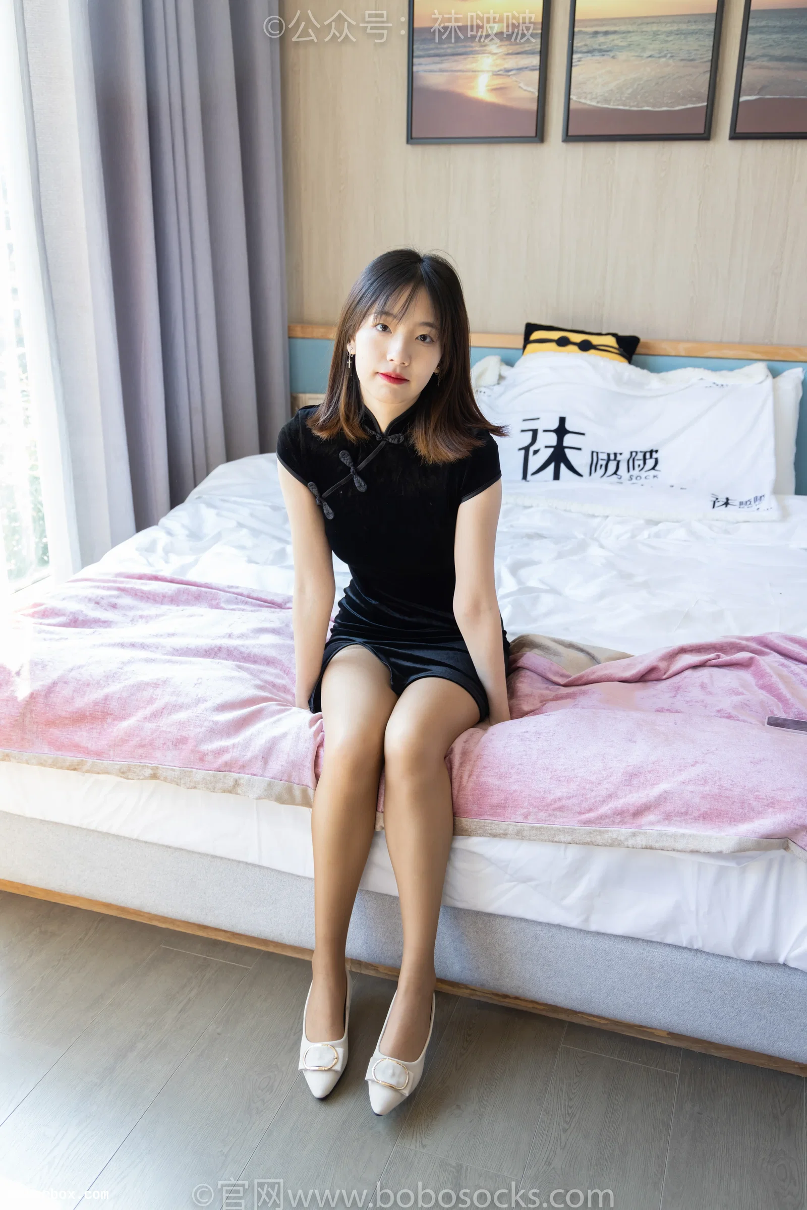 BoBoSocks袜啵啵 NO.035 小甜豆-平底鞋、薄灰丝、薄咖啡丝 [133P 1V 6.12GB]