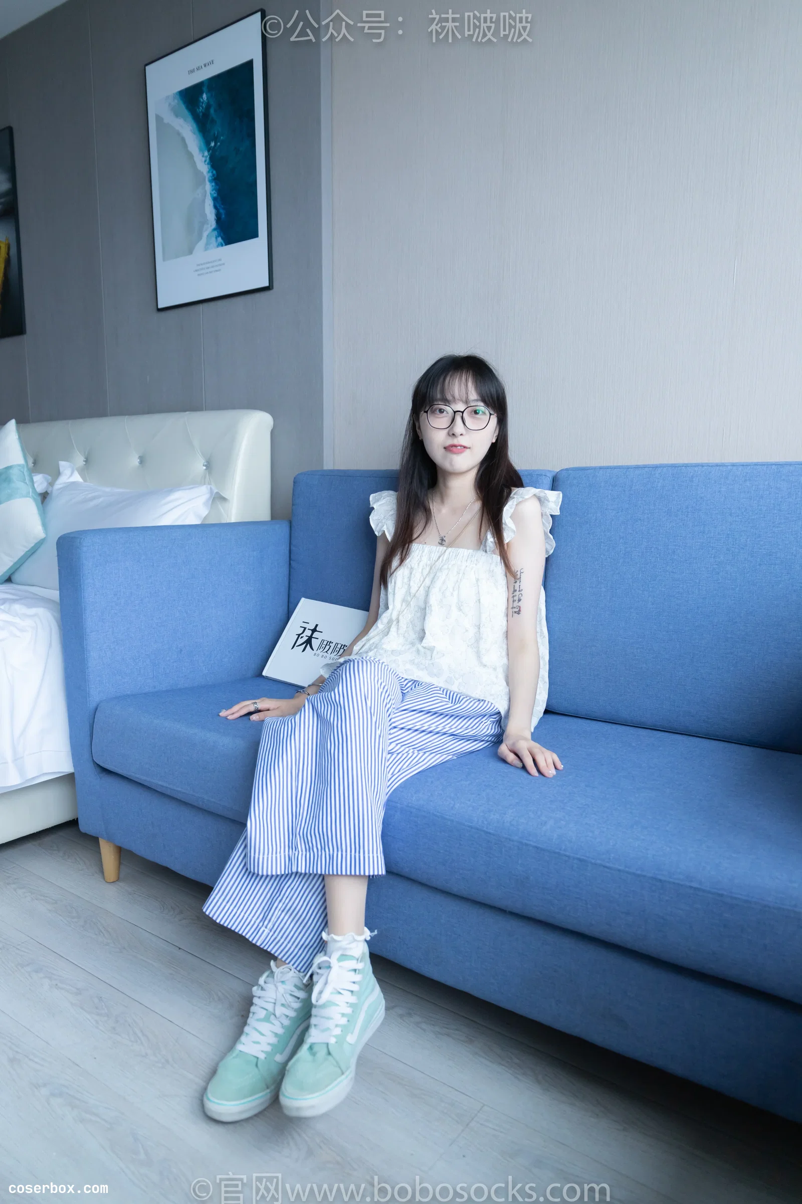 BoBoSocks袜啵啵 NO.027 稚予- vans、白色棉袜、肉丝 [136P 1V 3.36GB]