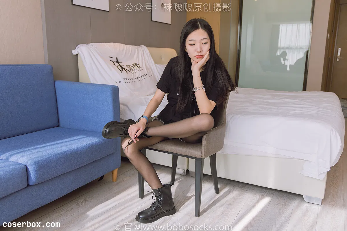 BoBoSocks袜啵啵 NO.203 三双靴子、黑丝、网袜 [145P 1V 5.84GB] - 2