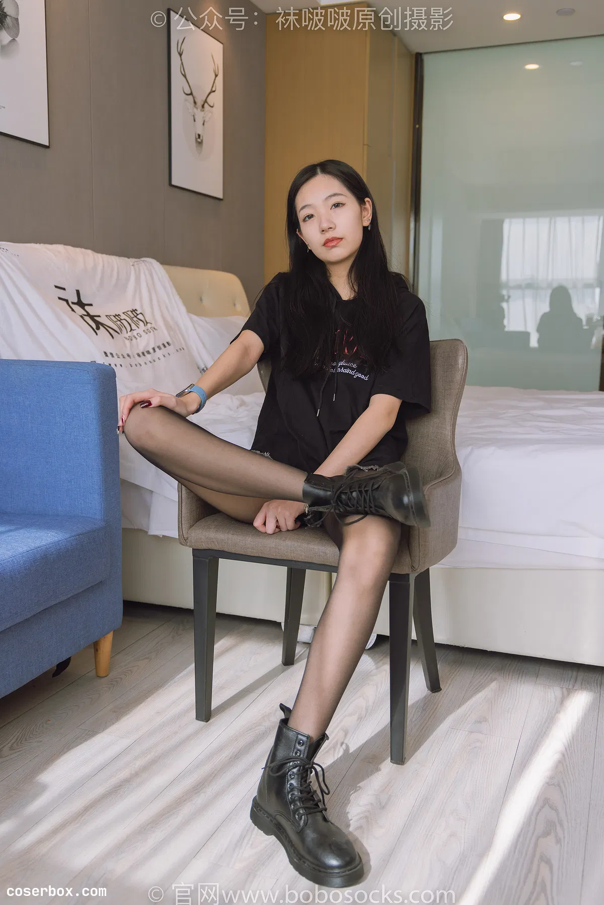 BoBoSocks袜啵啵 NO.203 三双靴子、黑丝、网袜 [145P 1V 5.84GB] - 1