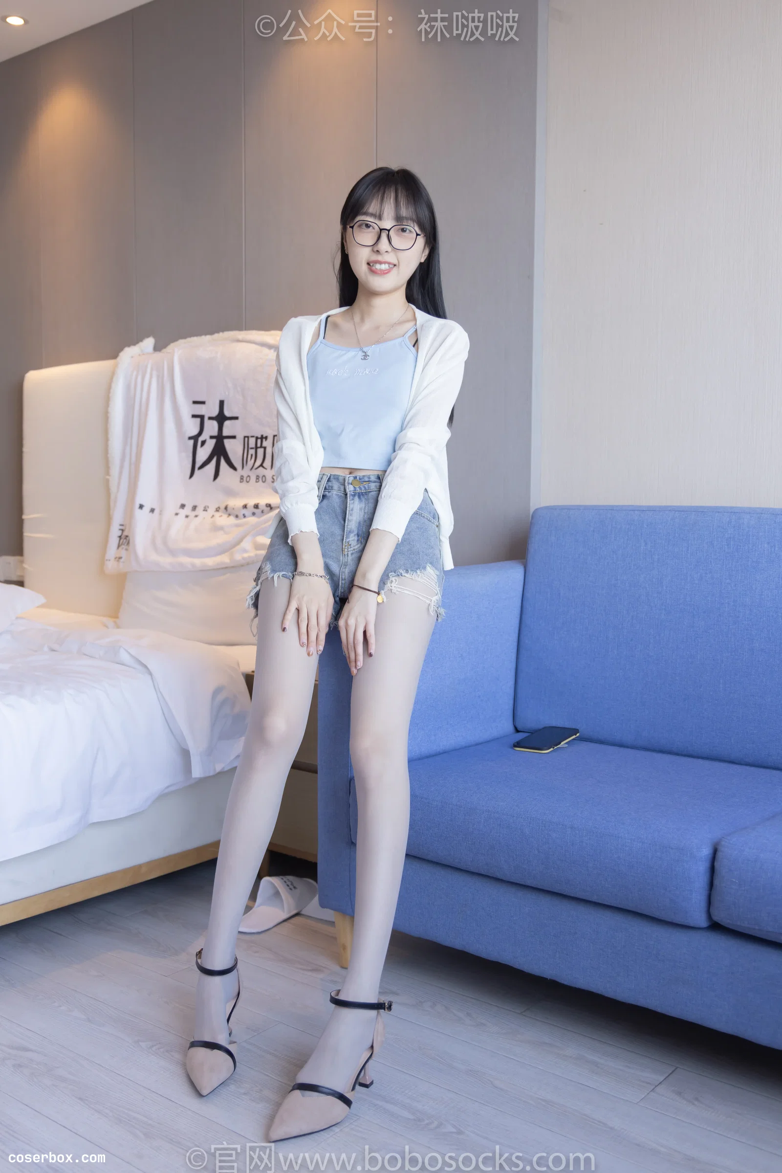 BoBoSocks袜啵啵 NO.083 稚予-高跟鞋、凉鞋、白丝、裸足涂白色指甲油剧情 [140P 1V 6.11GB]