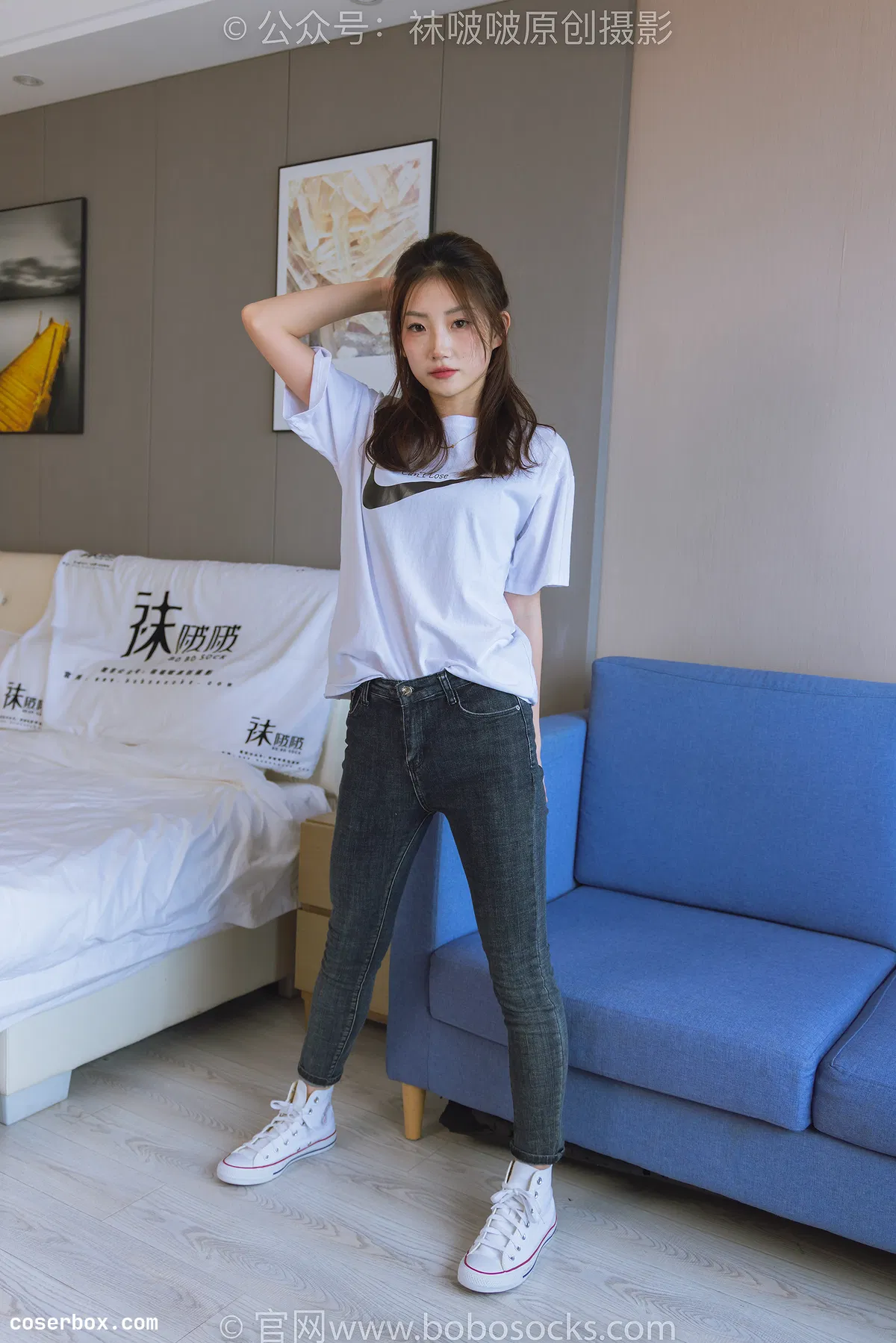 BoBoSocks袜啵啵 NO.220 小沫-两双板鞋、短肉丝、裸足（花絮版） [141P 1V 5.99GB] - 1