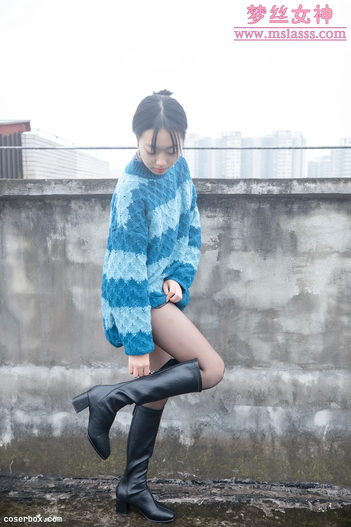 MSLASS梦丝女神 NO.171 凌凌 靴下黑丝 [27P 138.12MB] - 2