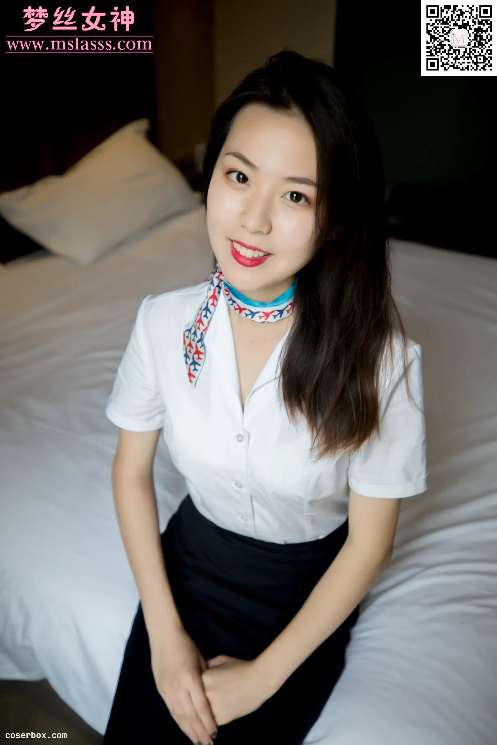 MSLASS梦丝女神 NO.106 芷蕾 航空校花 [63P 477.16MB]