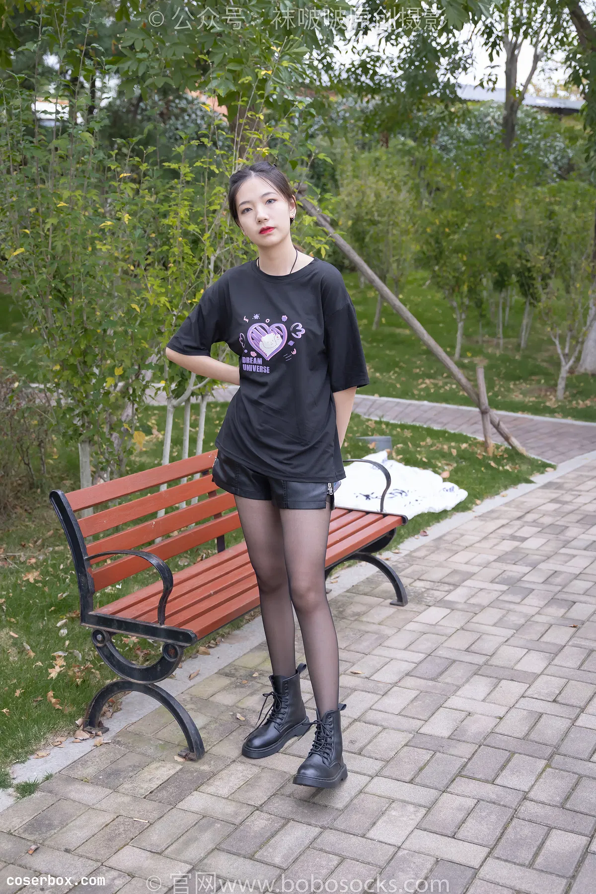 BoBoSocks袜啵啵 NO.221 小甜豆-马丁靴、黑丝（花絮版） [134P 1V 5.46GB] - 2