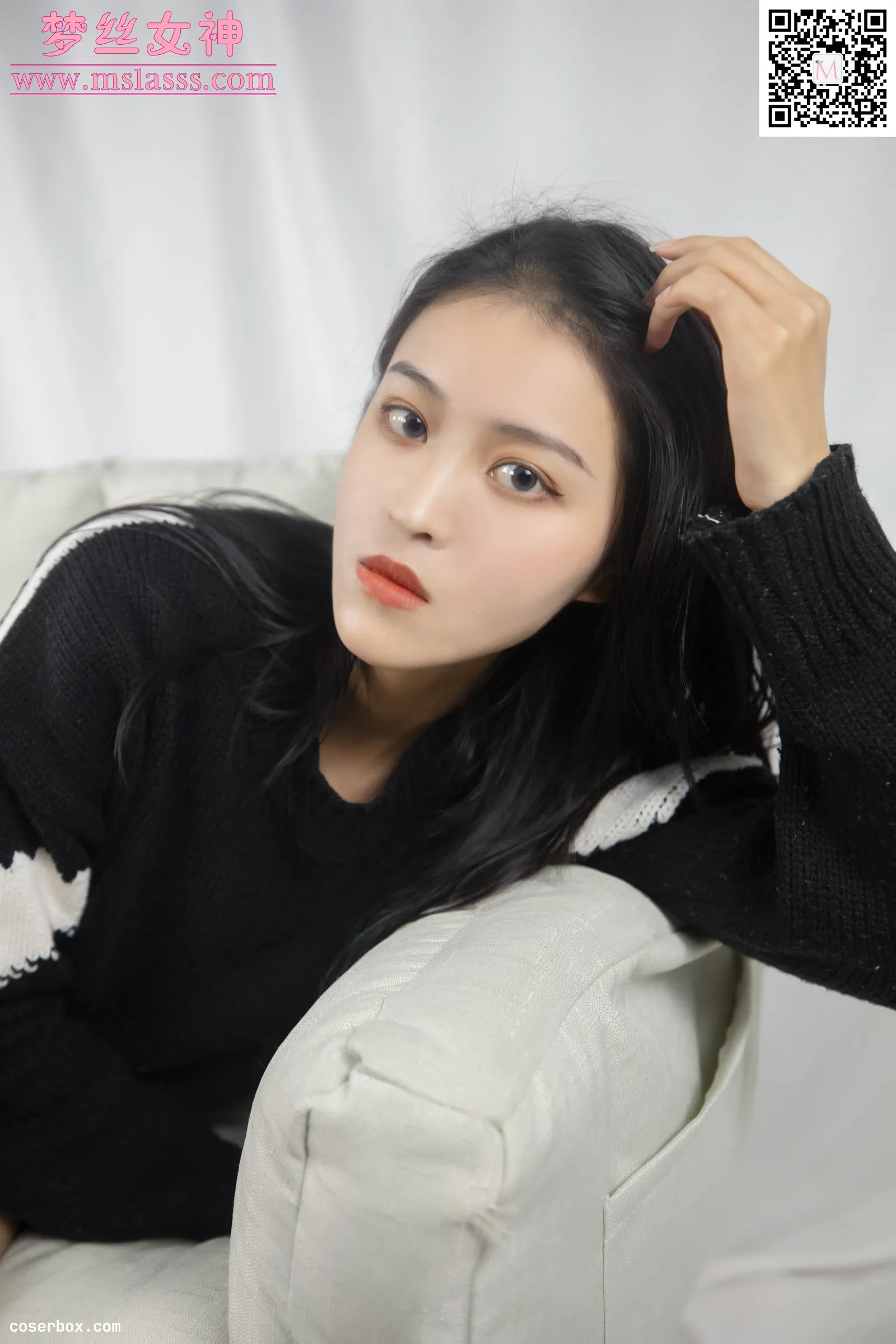MSLASS梦丝女神 NO.098 小穆 毛衣挡不住长腿 [67P 558.84MB]