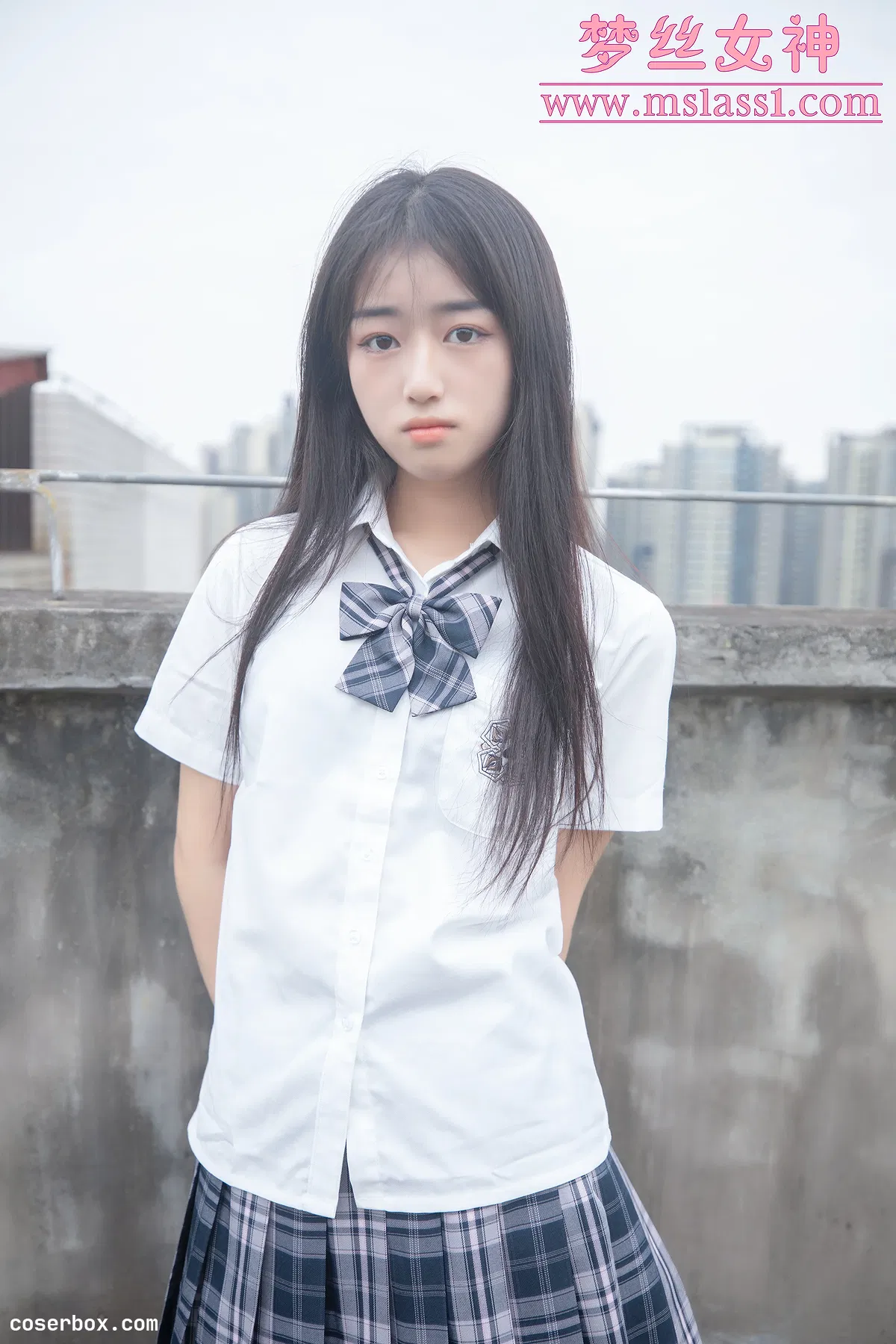 MSLASS梦丝女神 NO.166 王娇娇 天台JK少女 [65P 408.55MB] - 2