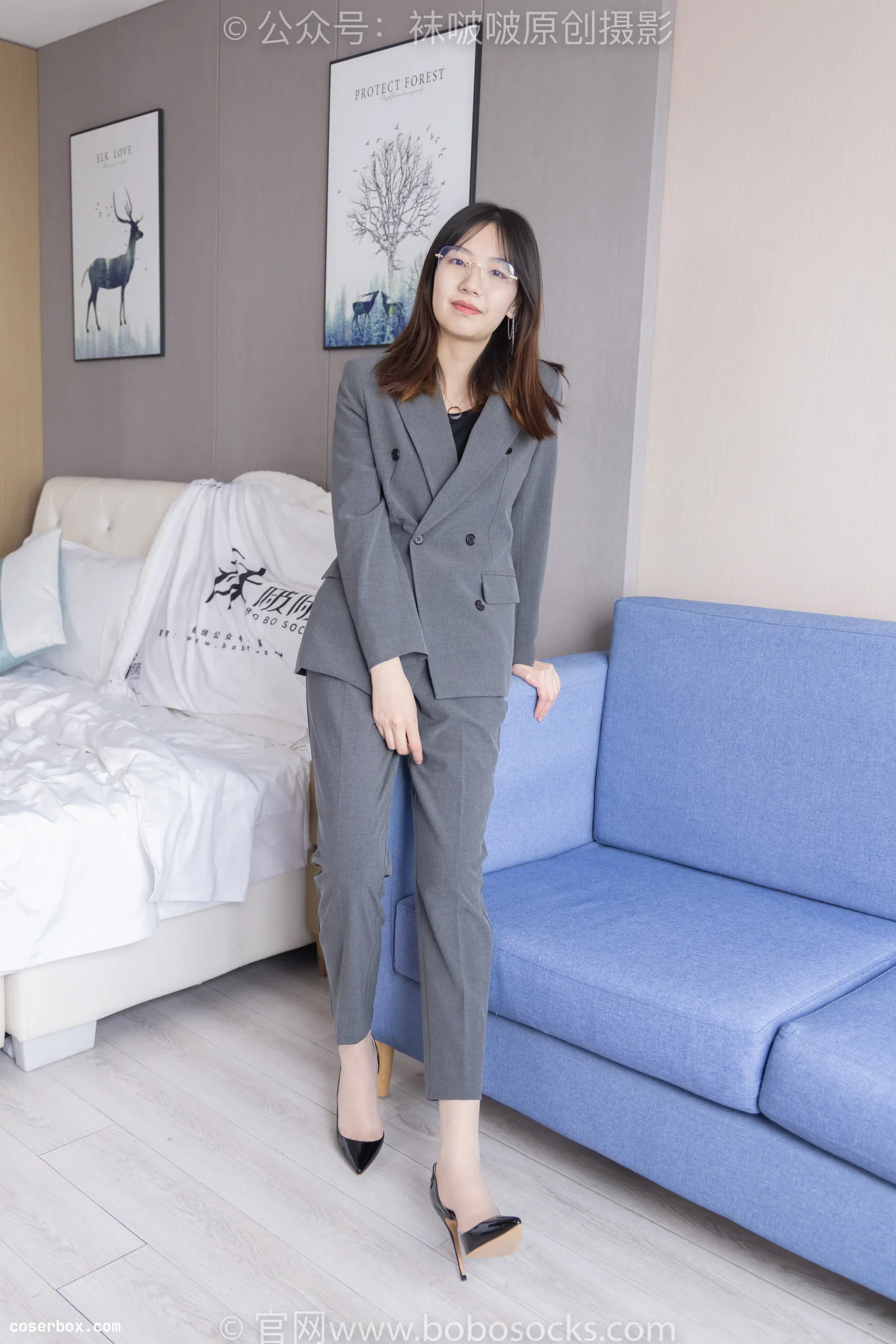 BoBoSocks袜啵啵 NO.172 小甜豆-高跟鞋、肉丝（脚尖加固款）、ol风 [139P 1V 5.63GB]