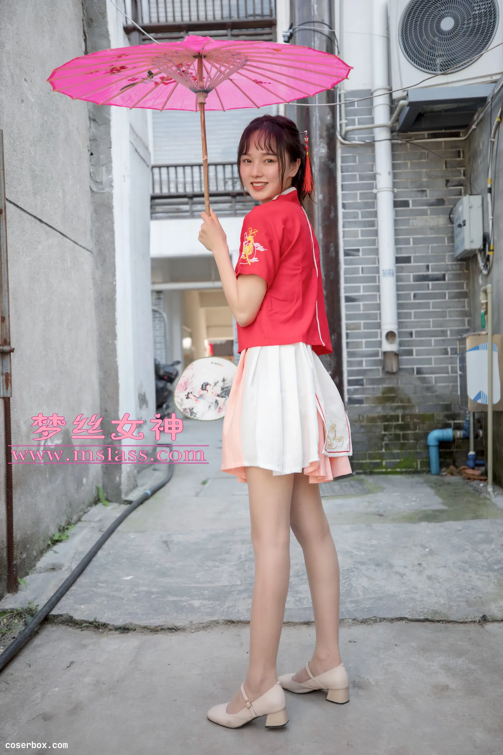 MSLASS梦丝女神 NO.019 玥玥 长城古风少女 [99P 600.93MB]