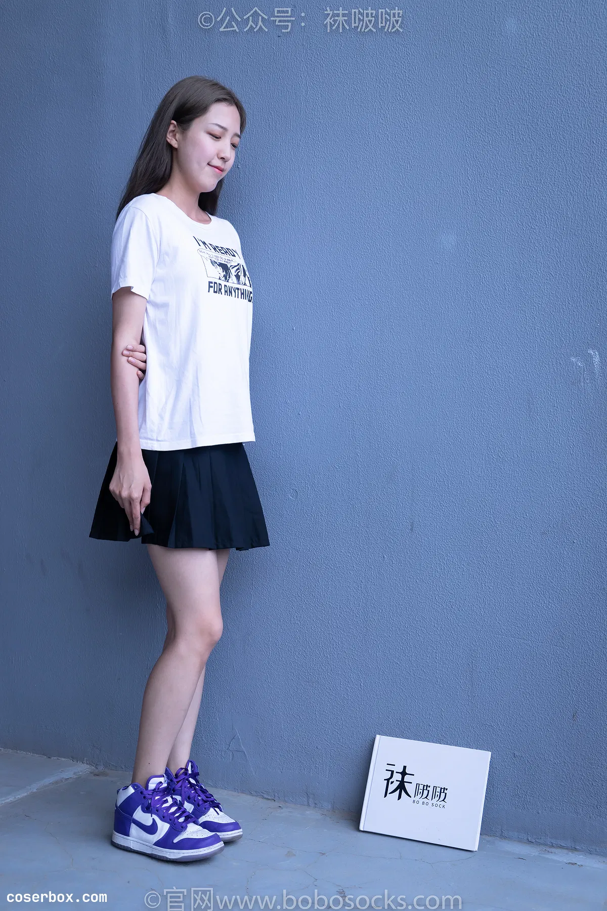 BoBoSocks袜啵啵 积分限定作品 NO.002 泡芙- AJ、白色棉质船袜、裸足 [135P 1.25GB] - 1