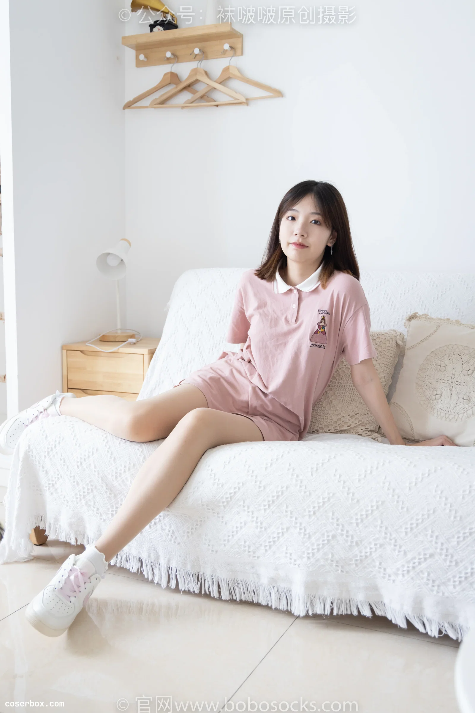 BoBoSocks袜啵啵 NO.163 小甜豆-空军一号板鞋、白棉袜、肉丝（脚尖加固款） [135P 1V 5.93GB]