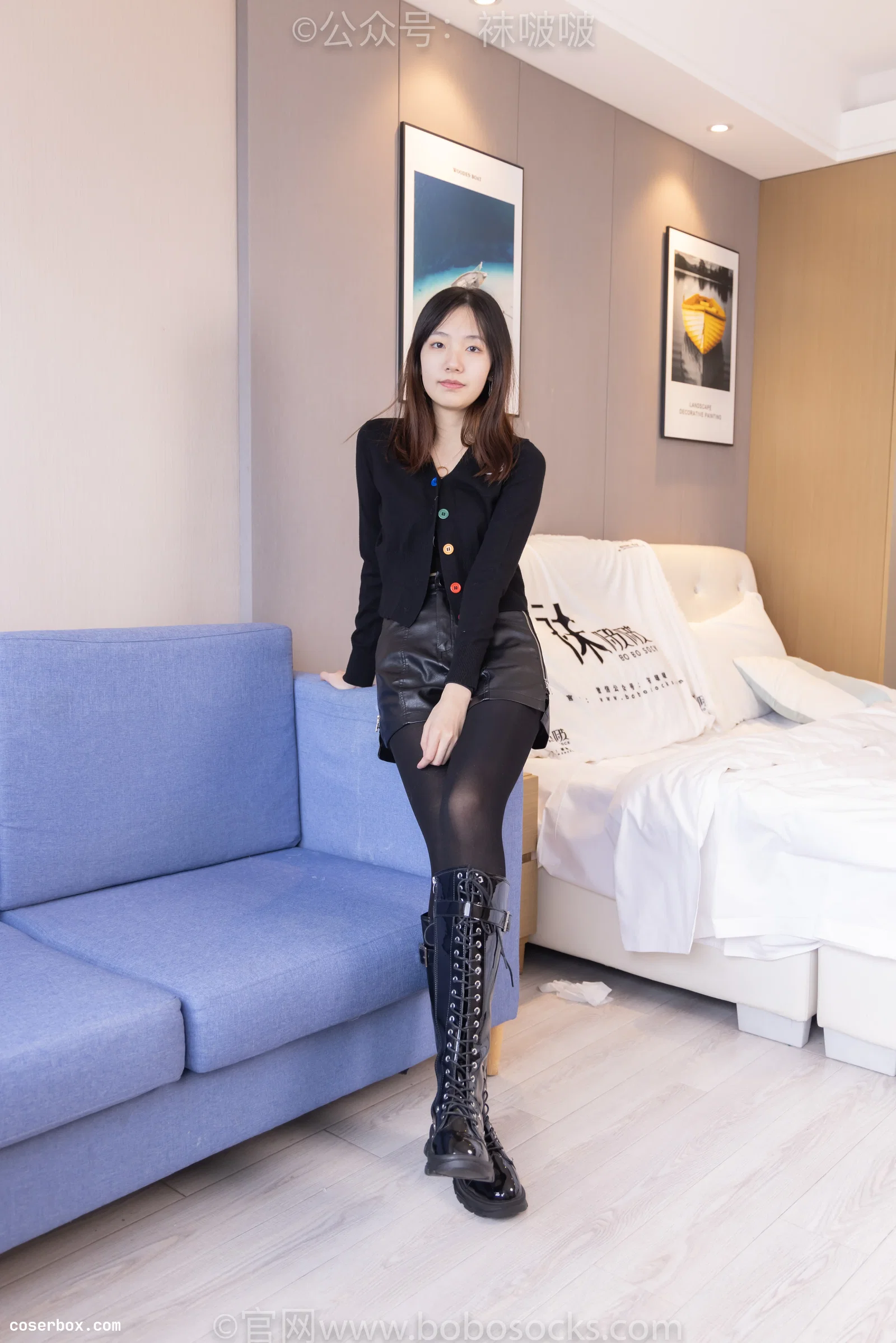 BoBoSocks袜啵啵 NO.072 小甜豆-两双长靴、厚黑丝、厚肉丝 [144P 1V 6.59GB]