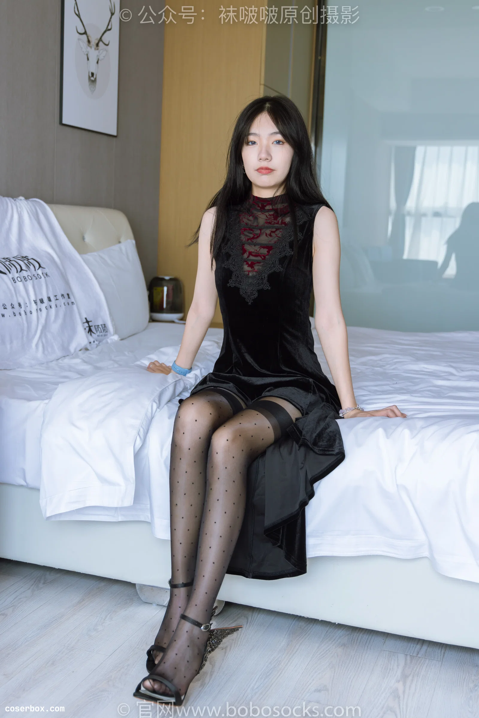 BoBoSocks袜啵啵 NO.175 小甜豆-高跟鞋、黑丝（脚尖透明款） [140P 1V 5.83GB]
