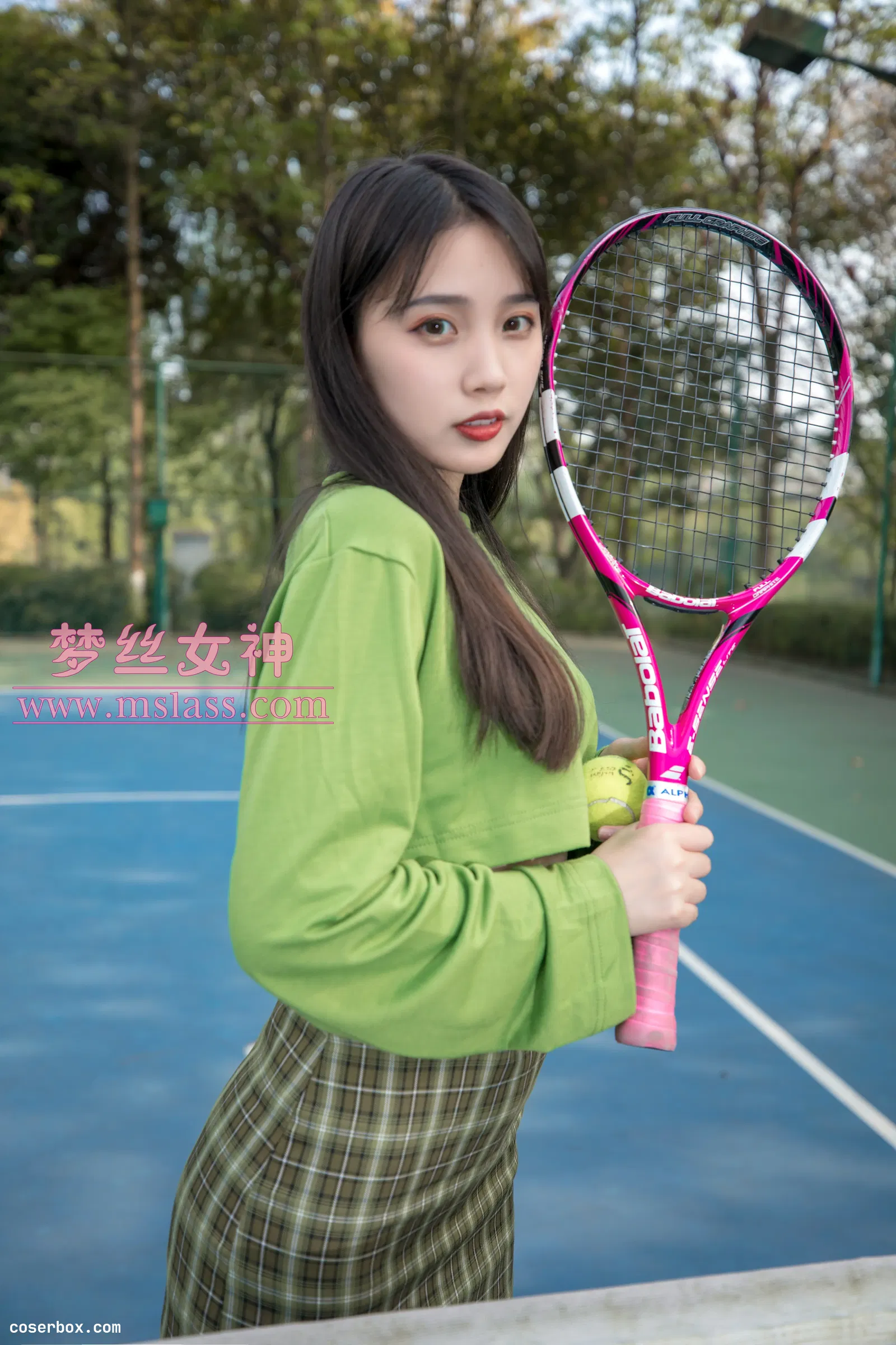 MSLASS梦丝女神 NO.026 香萱 网球少女 [58P 364.53MB]