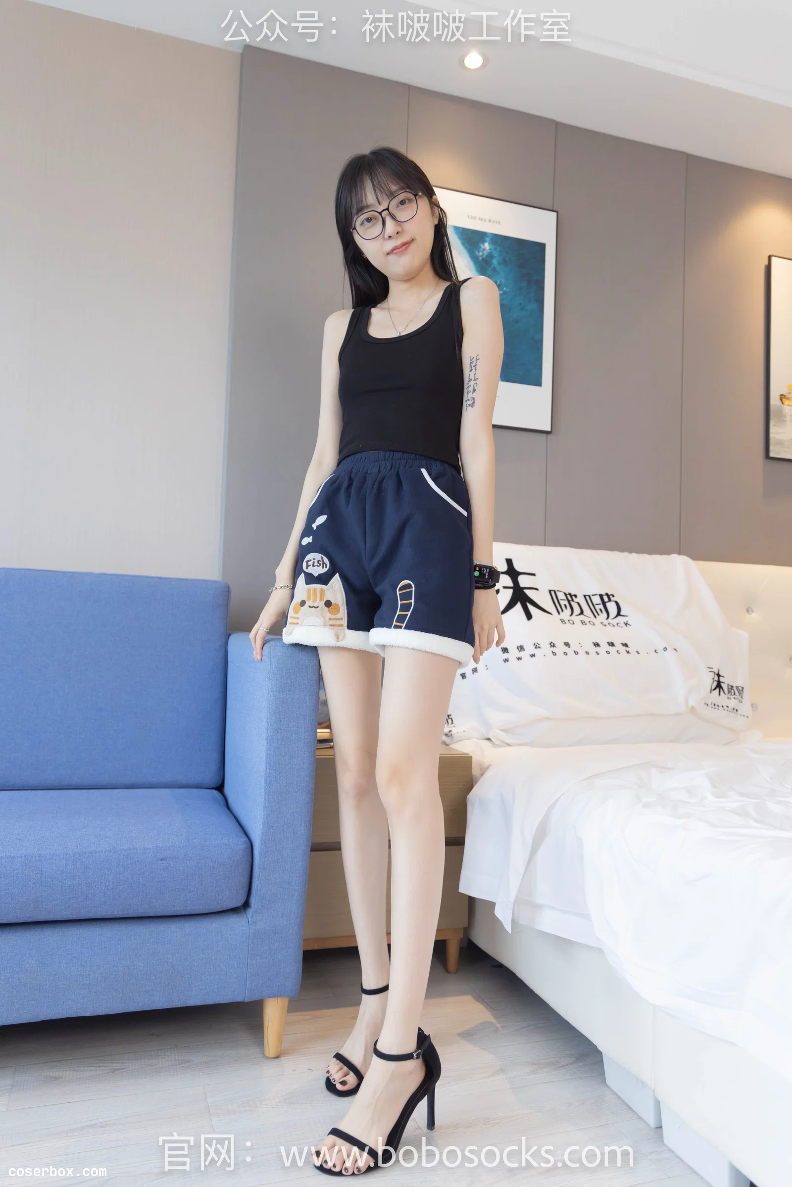 BoBoSocks袜啵啵 NO.109 稚予-高跟鞋、裸足、裸足涂黑色指甲油剧情 [140P 1V 3.68GB]