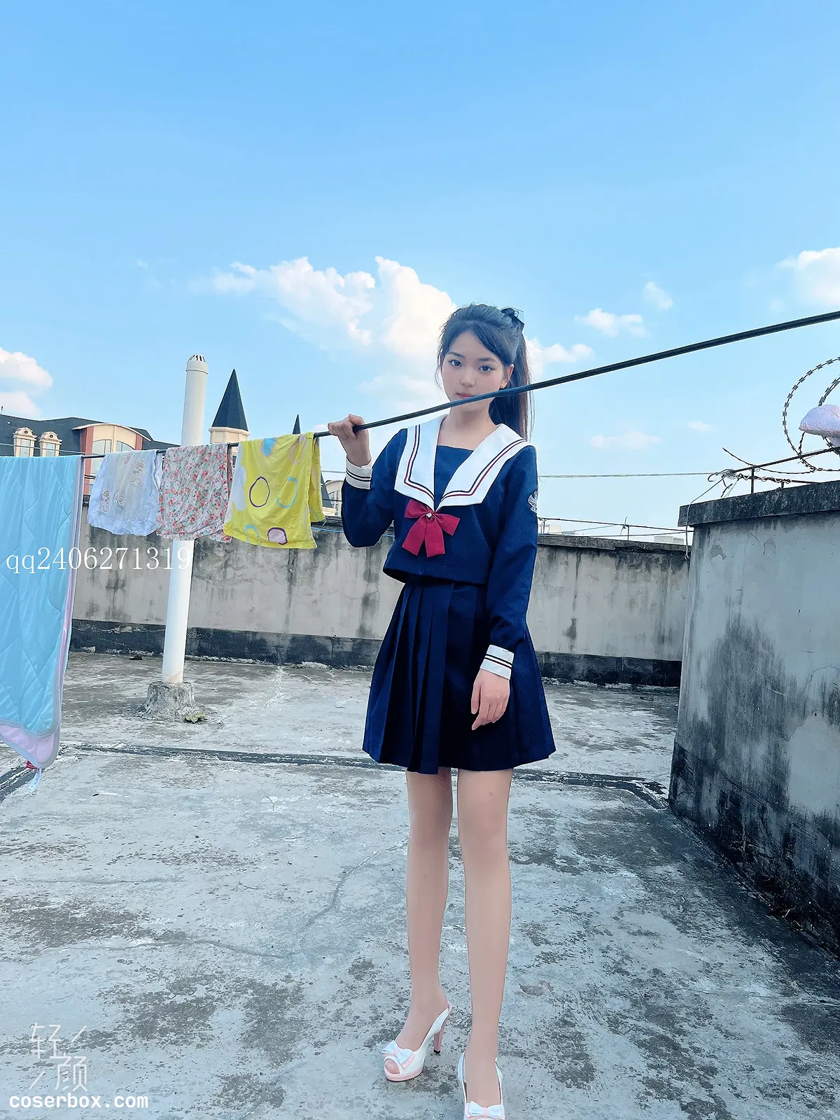 MSLASS梦丝女神 NO.182 JK蓝 张馨[42P／92.5MB] [42P 92.35MB] - 2