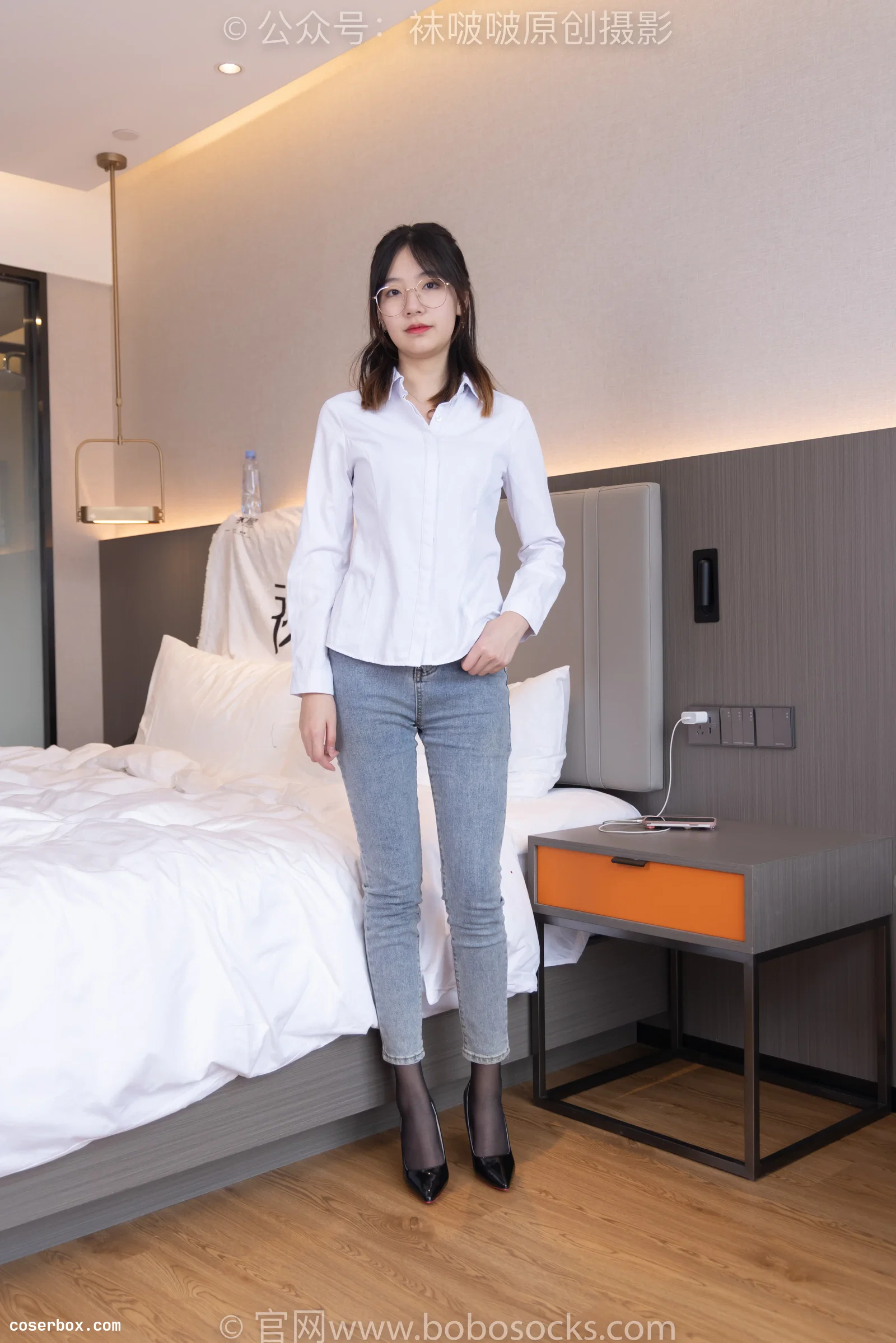 BoBoSocks袜啵啵 NO.181 小甜豆-高跟鞋、黑丝（脚尖微加固款）、裤里丝 [134P 1V 5.33GB]