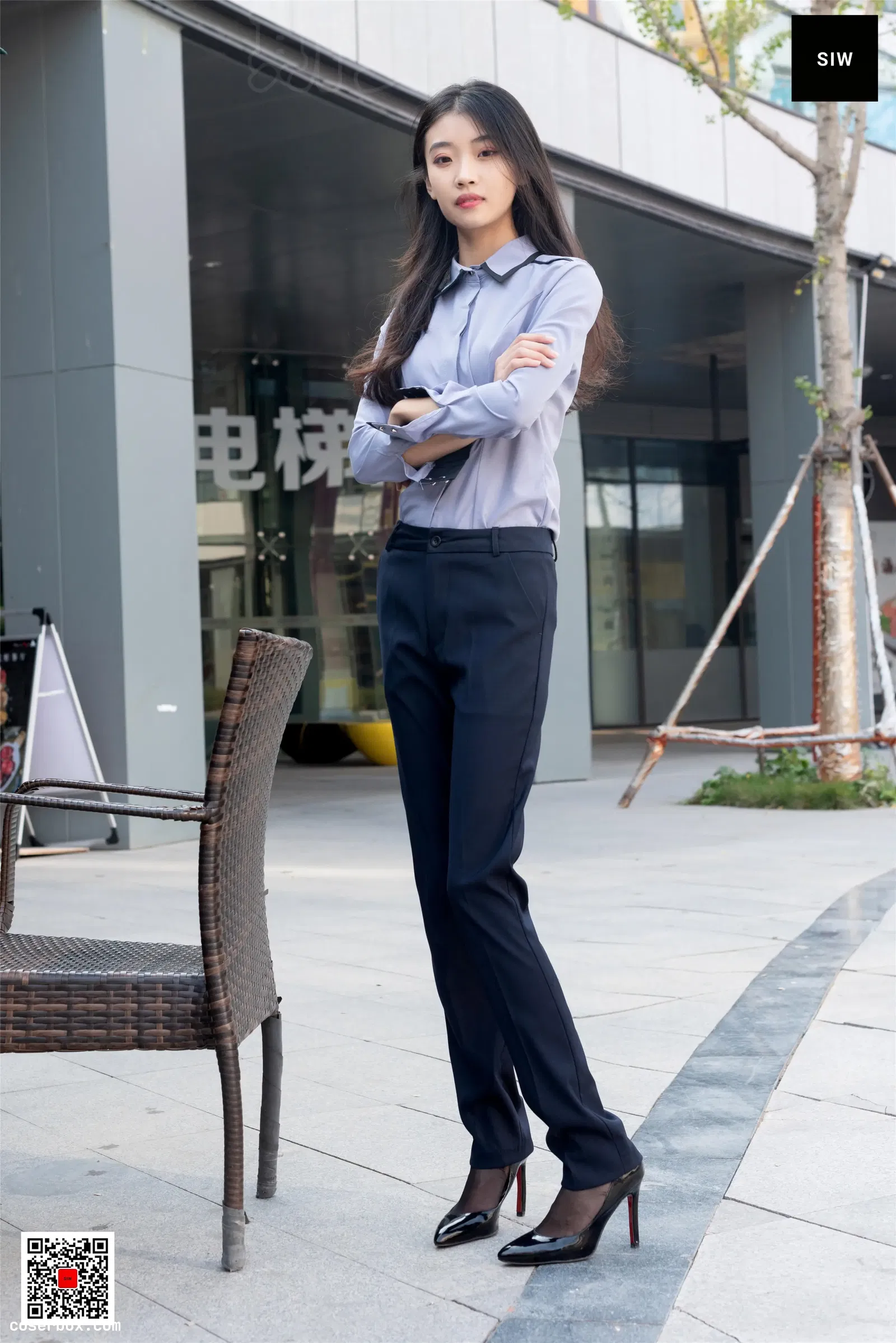 SIW斯文传媒 NO.089 蓉儿 女总裁职业白领制服衬衣长裤工装 [57P 53.48MB]